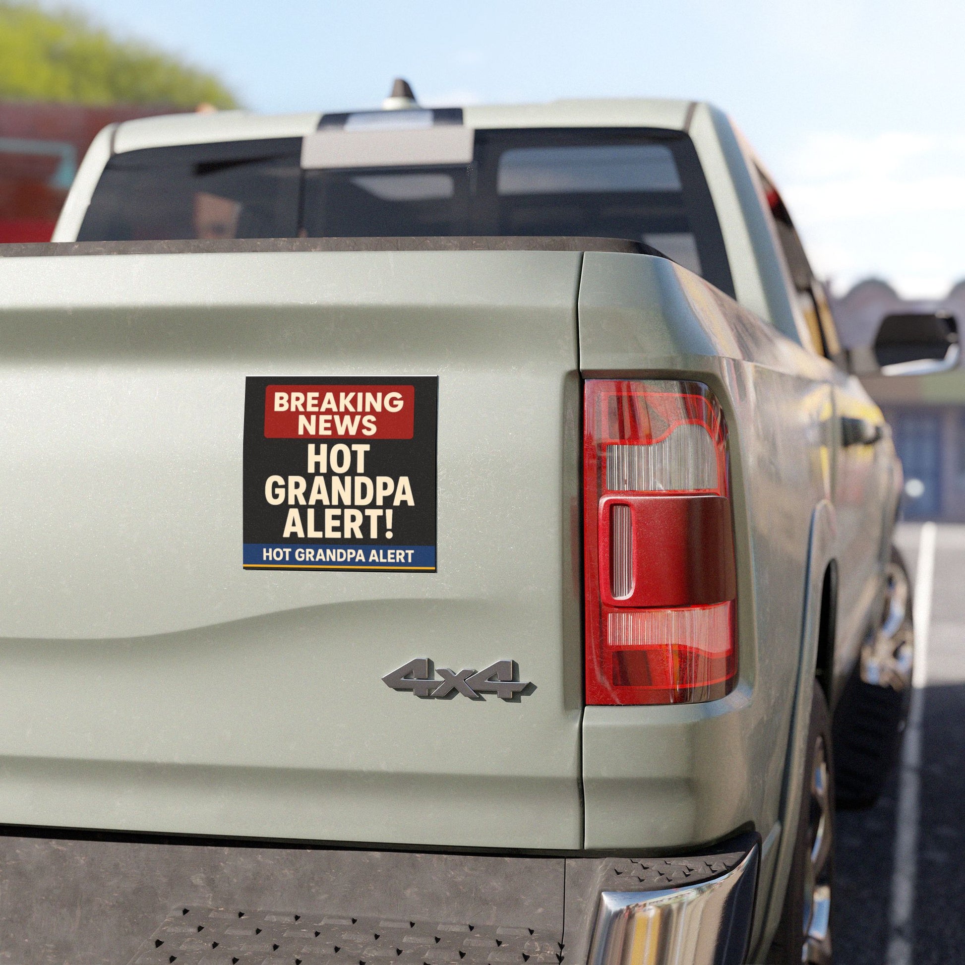 Car Magnet- Hot Grandpa Alert