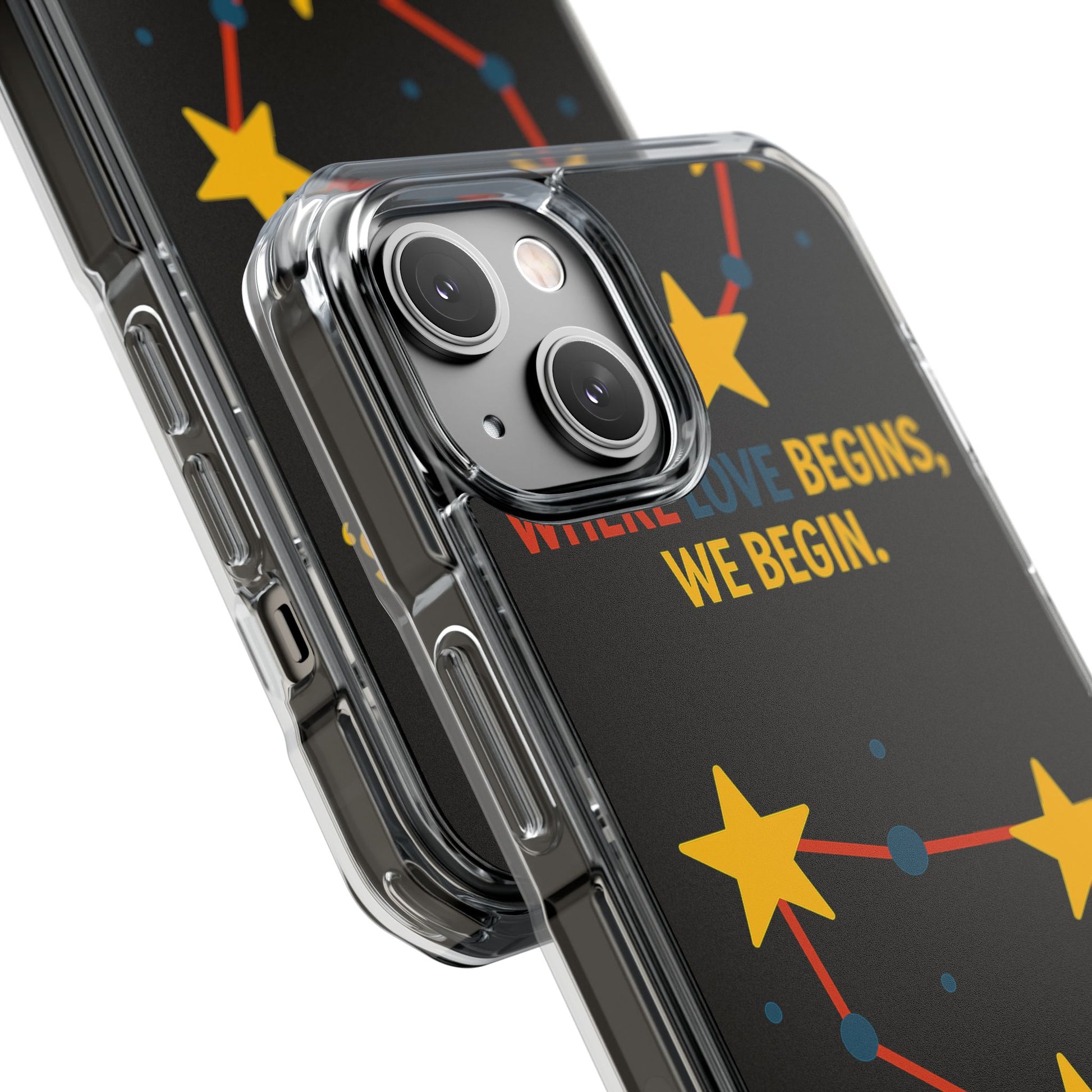 iPhone Case Star Constellation - MagSafe Compatible Clear Impact Protection