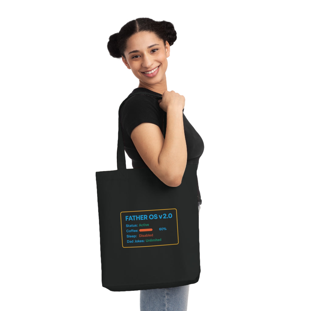 “Day1Father Tech Dad Tote Bag”