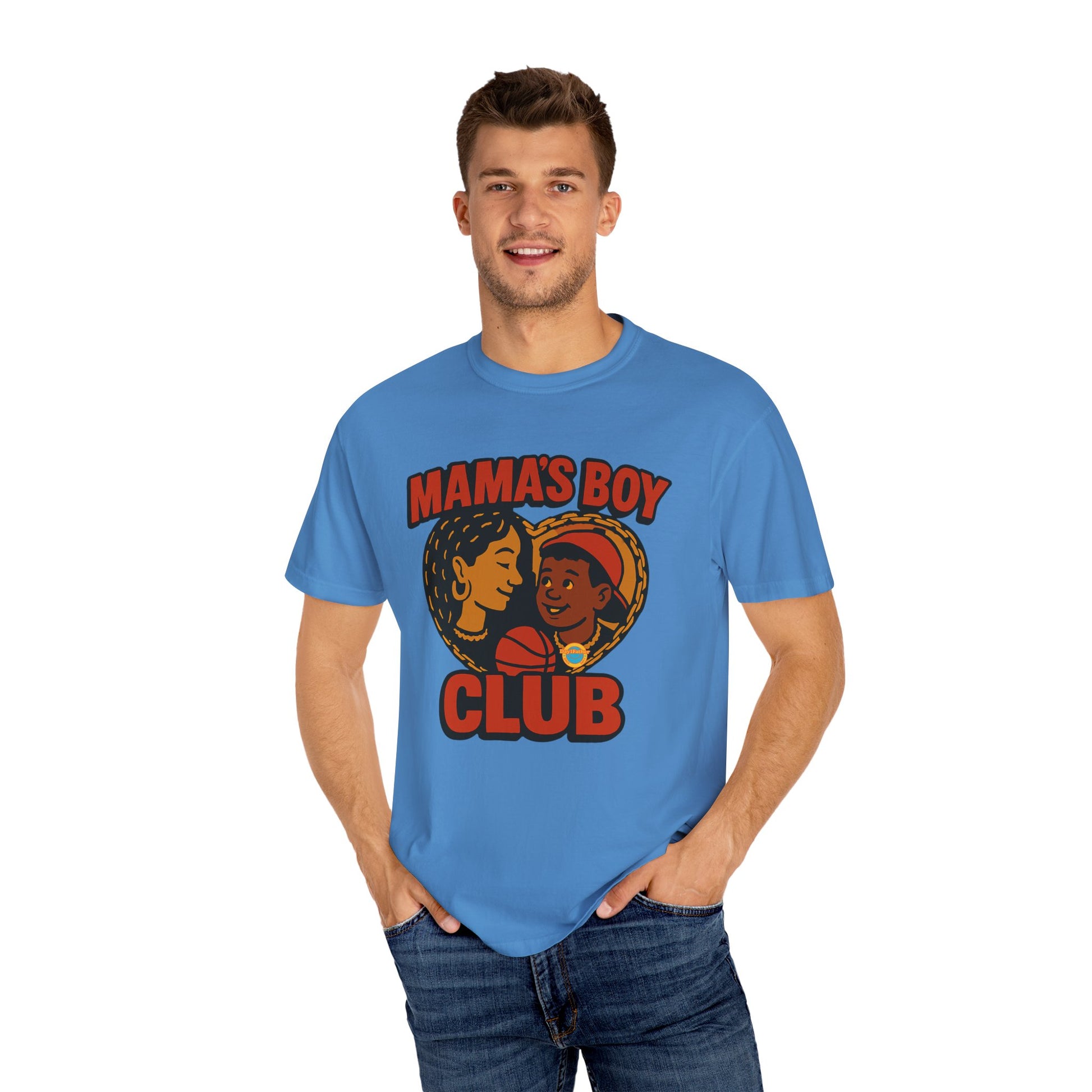 Mama's Boy Club T-shirt | Cozy Unisex Tee for Celebrating Family | Perfect Gift for Mother's Day, Birthdays, or Any Occasion