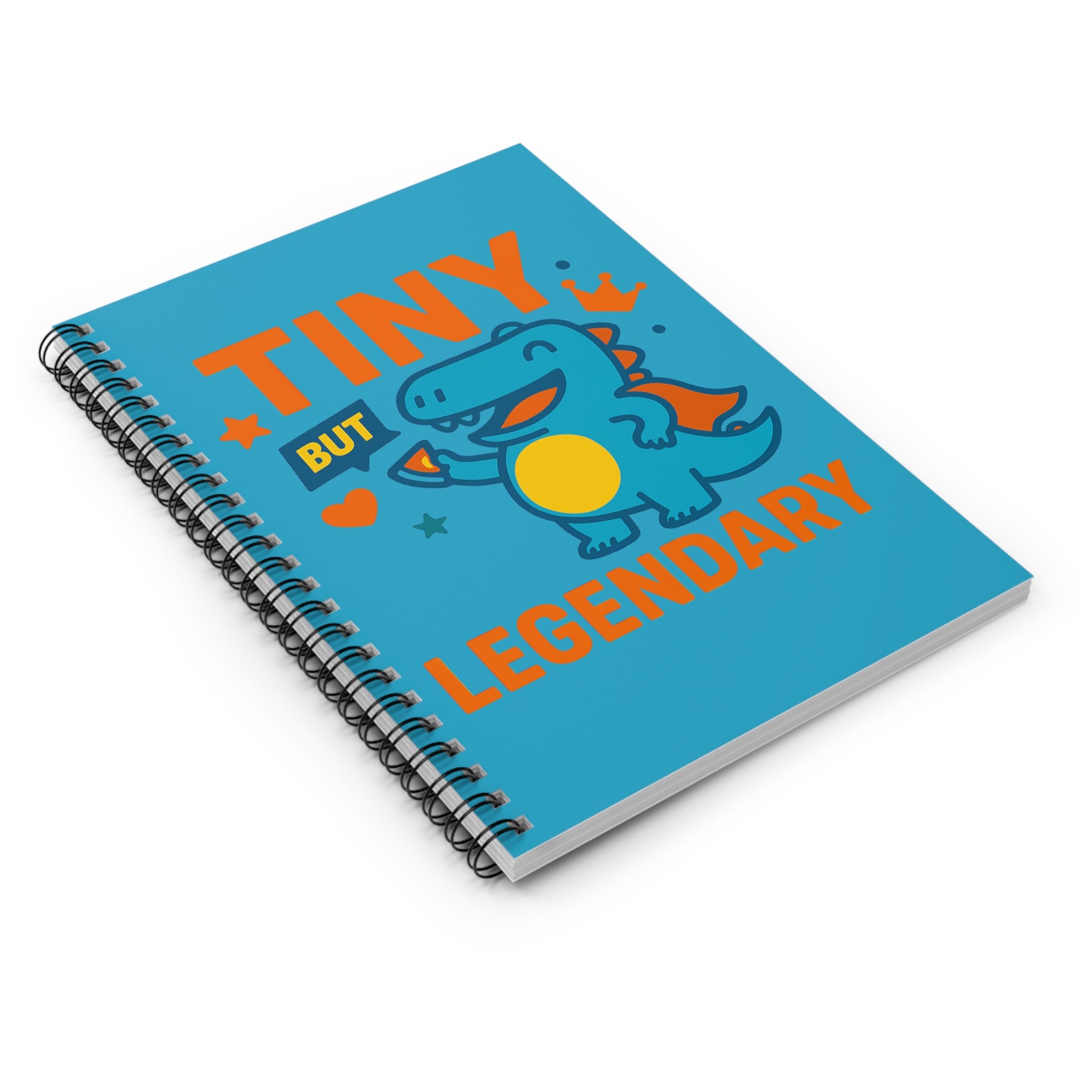 “Tiny Legendary” Family Values Spiral Notebook
