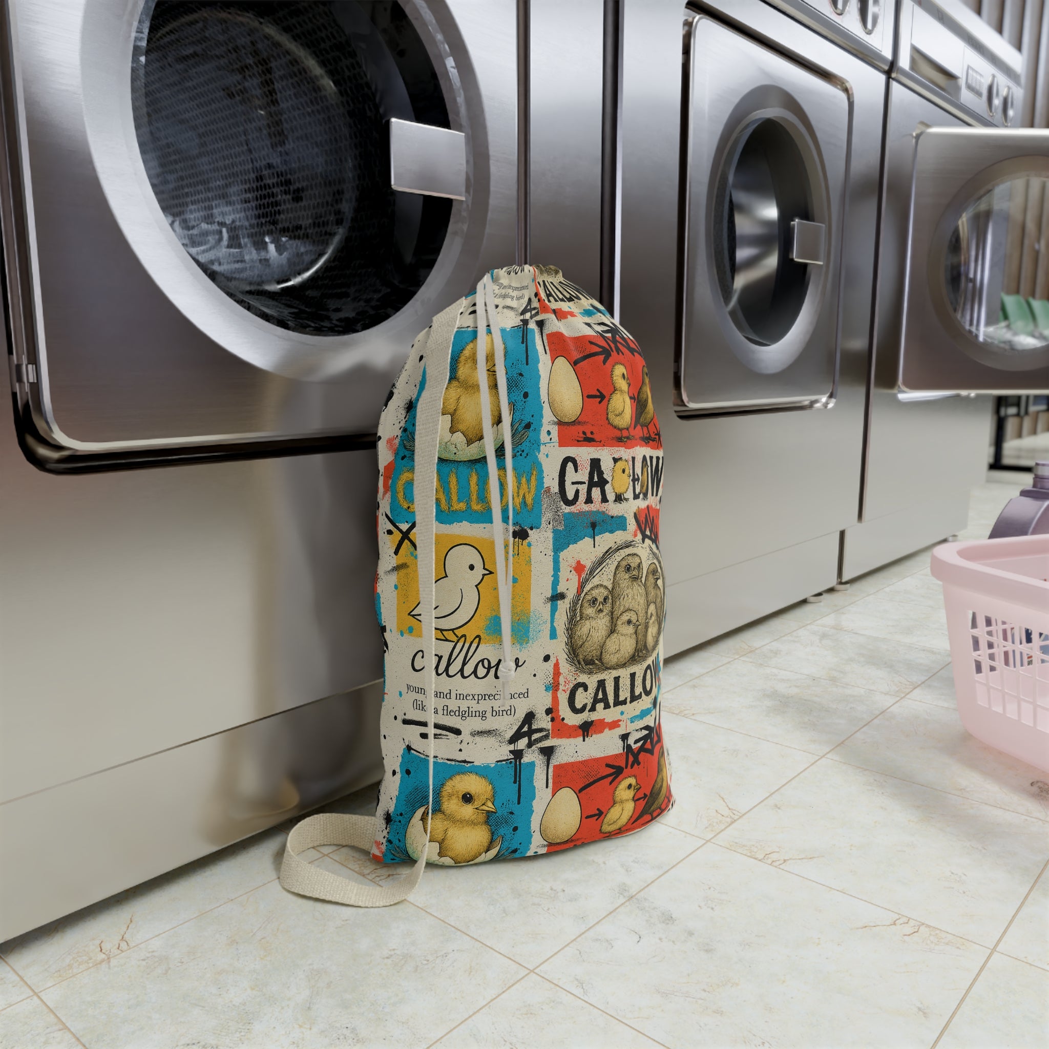 Charming Chicken-Themed Laundry Bag, Cute Storage for Home, Easter Gift, Kids’ Room Decor, Fun Custom Bag