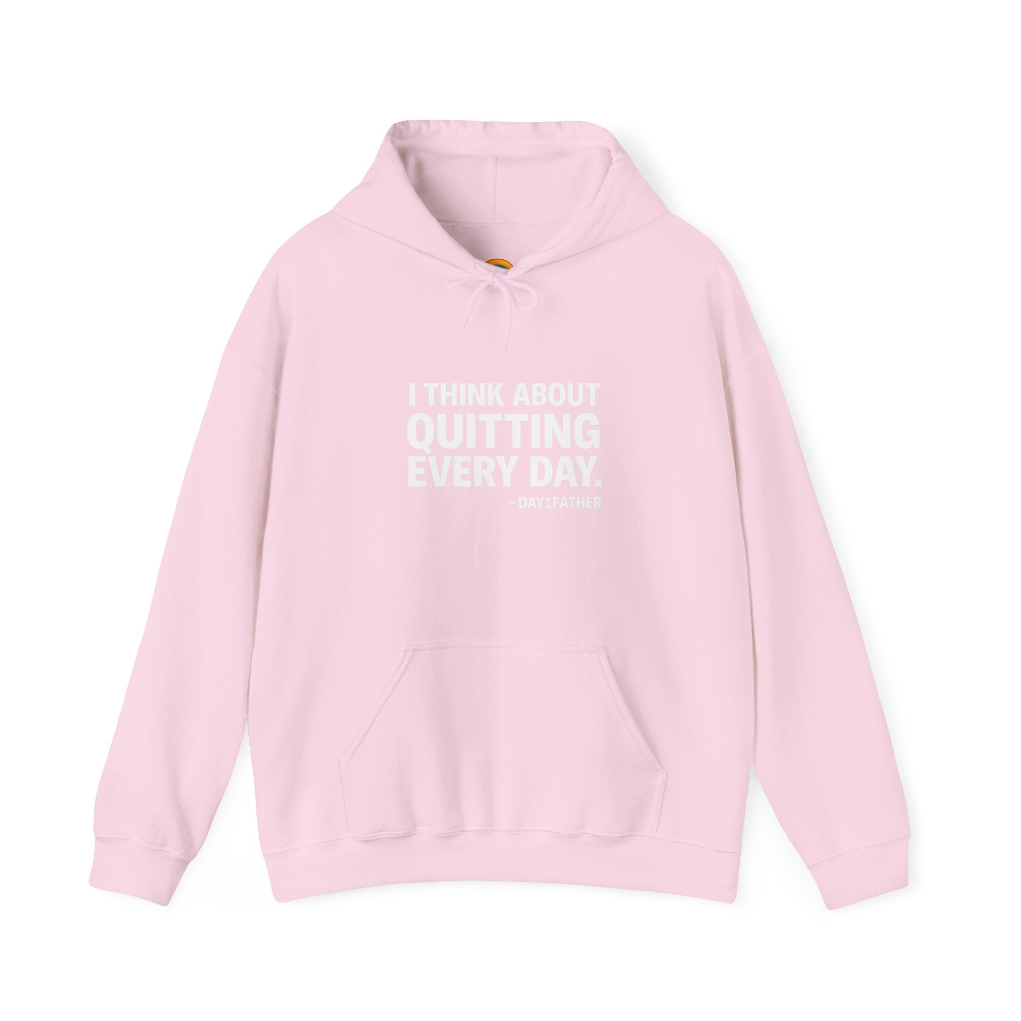 Gift For Exhausted Caregivers | I Think About Quitting Every Day Hoodie | Anti-Toxic Positivity