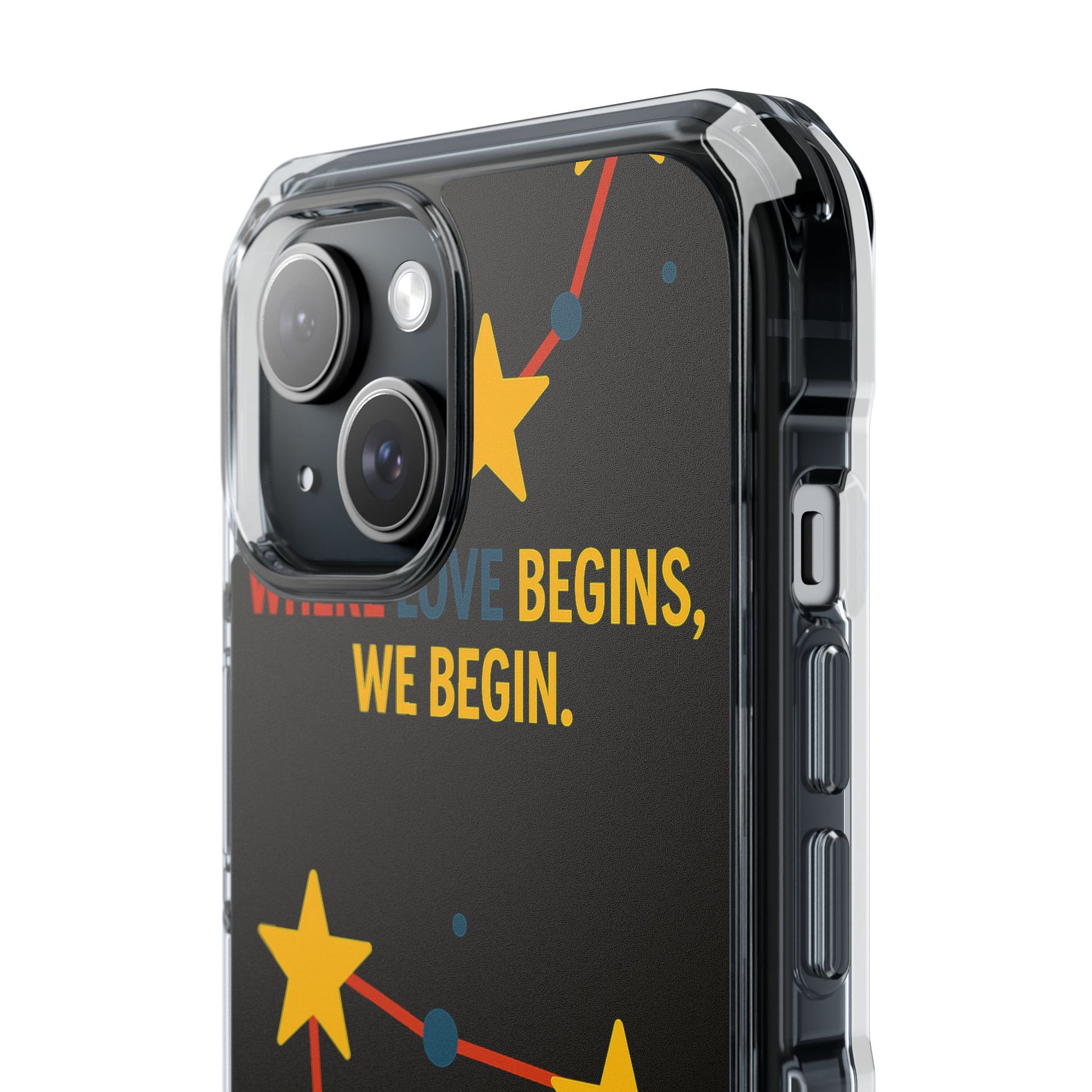 iPhone Case Star Constellation - MagSafe Compatible Clear Impact Protection