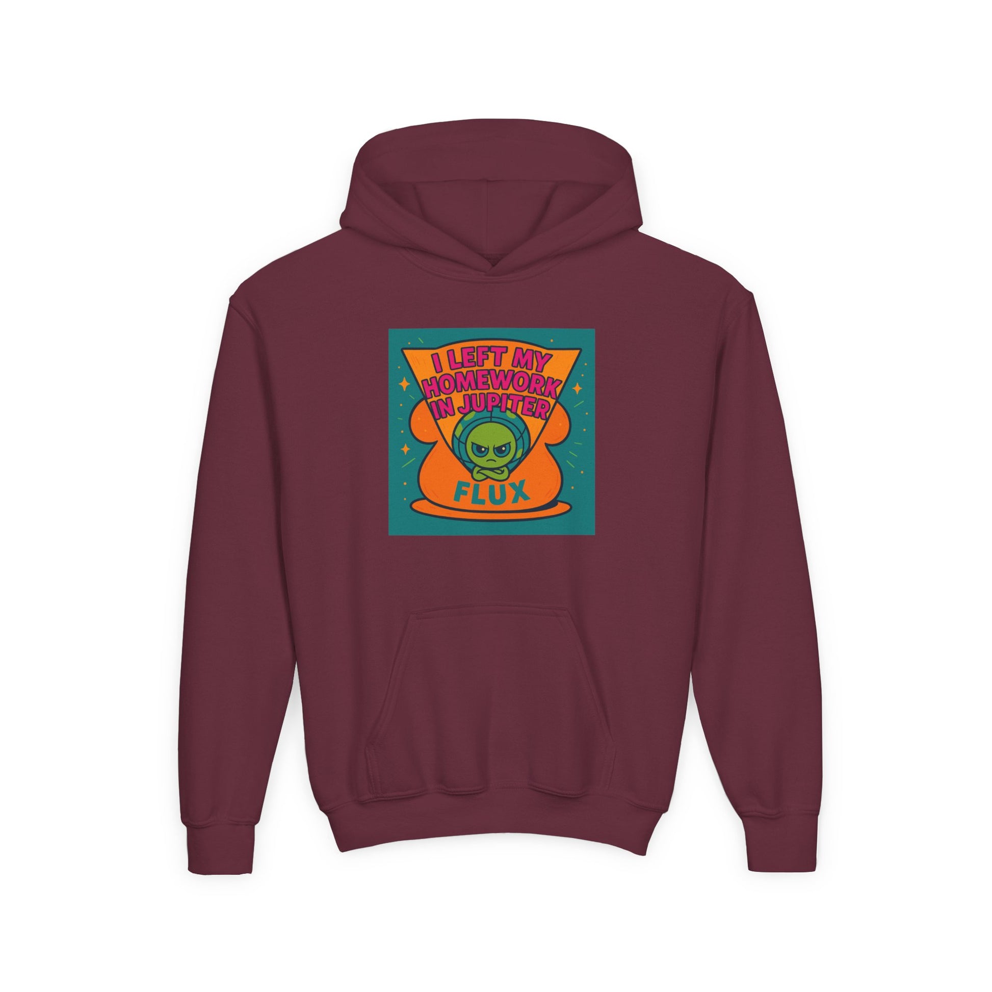“Flux Alien Hoodie - I Left My Homework on Jupiter”