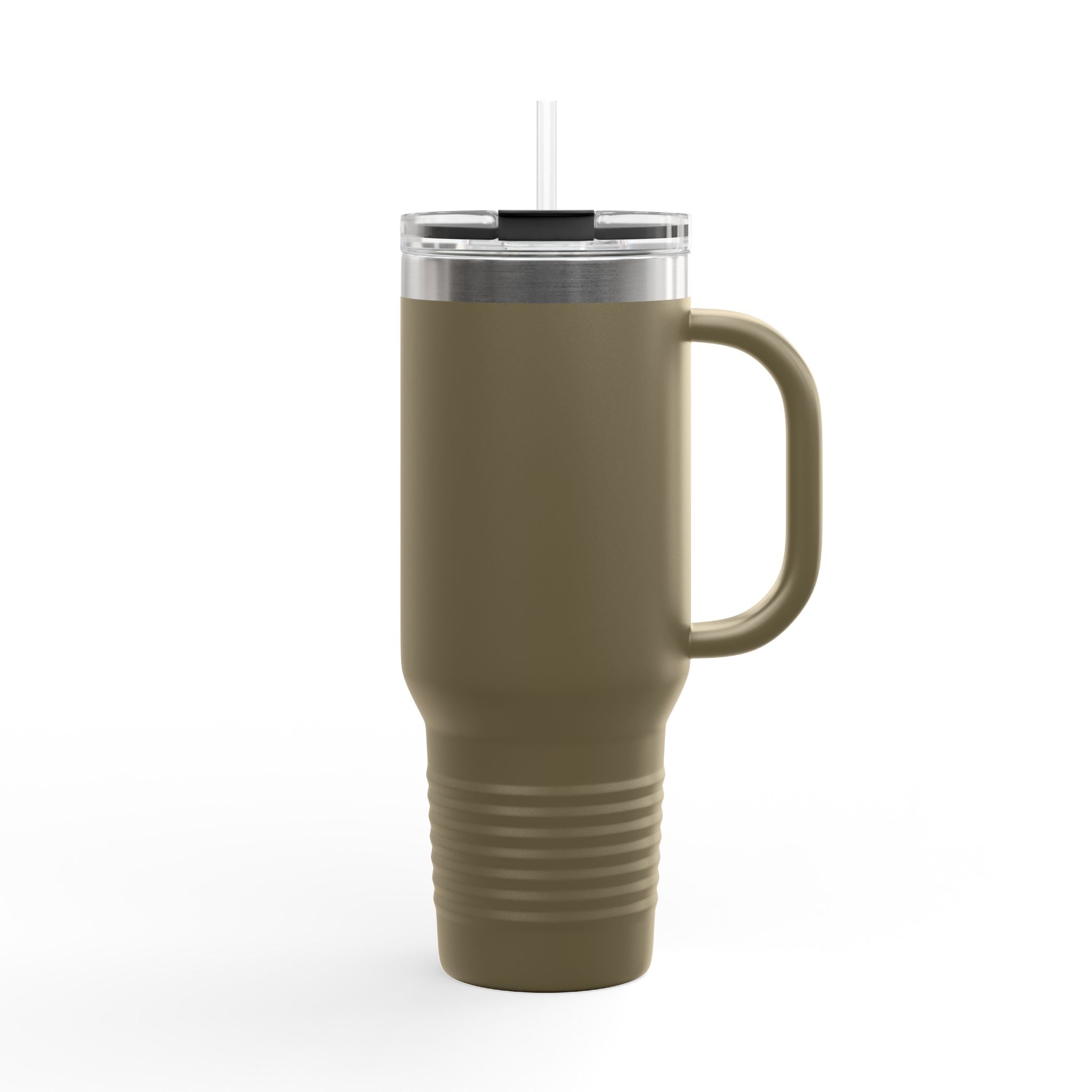 Exhausted & Enough – 40oz Insulated Mug for Invisible Caregivers
