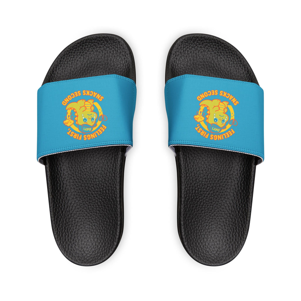 Weepy Rex Feelings First Youth Sandals - Kids Removable Strap Slides