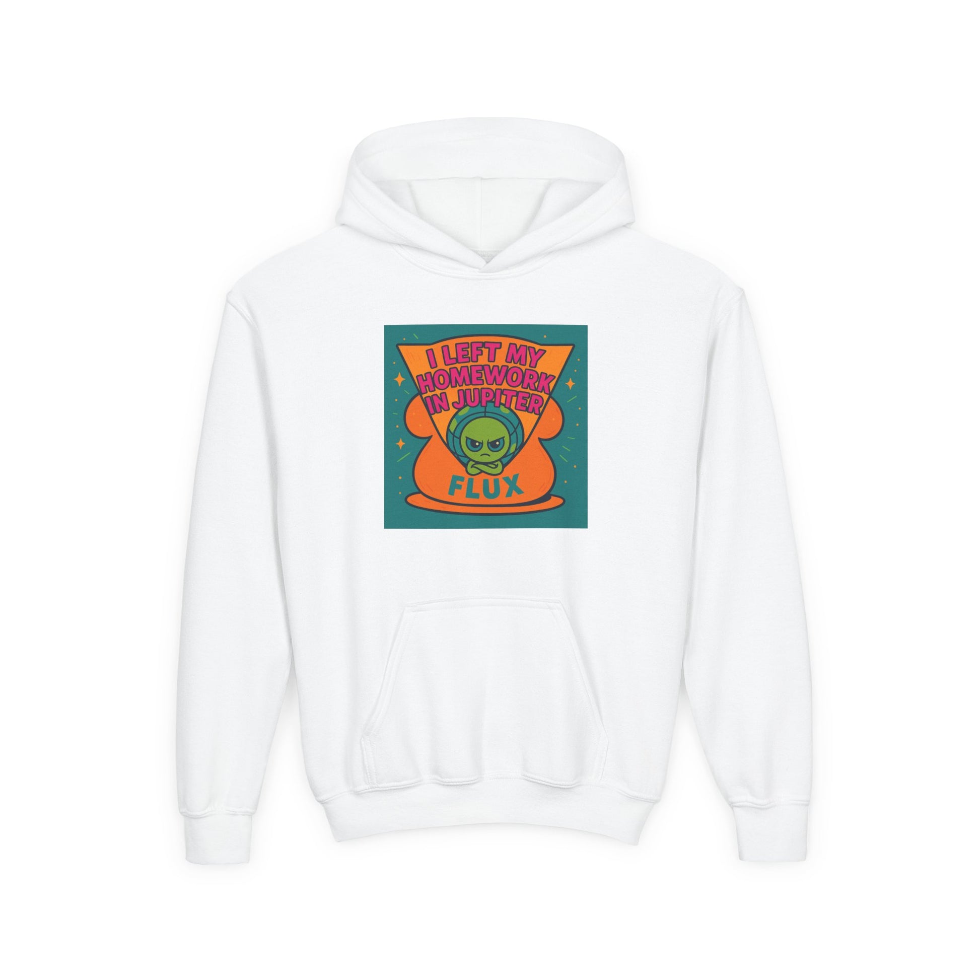 “Flux Alien Hoodie - I Left My Homework on Jupiter”