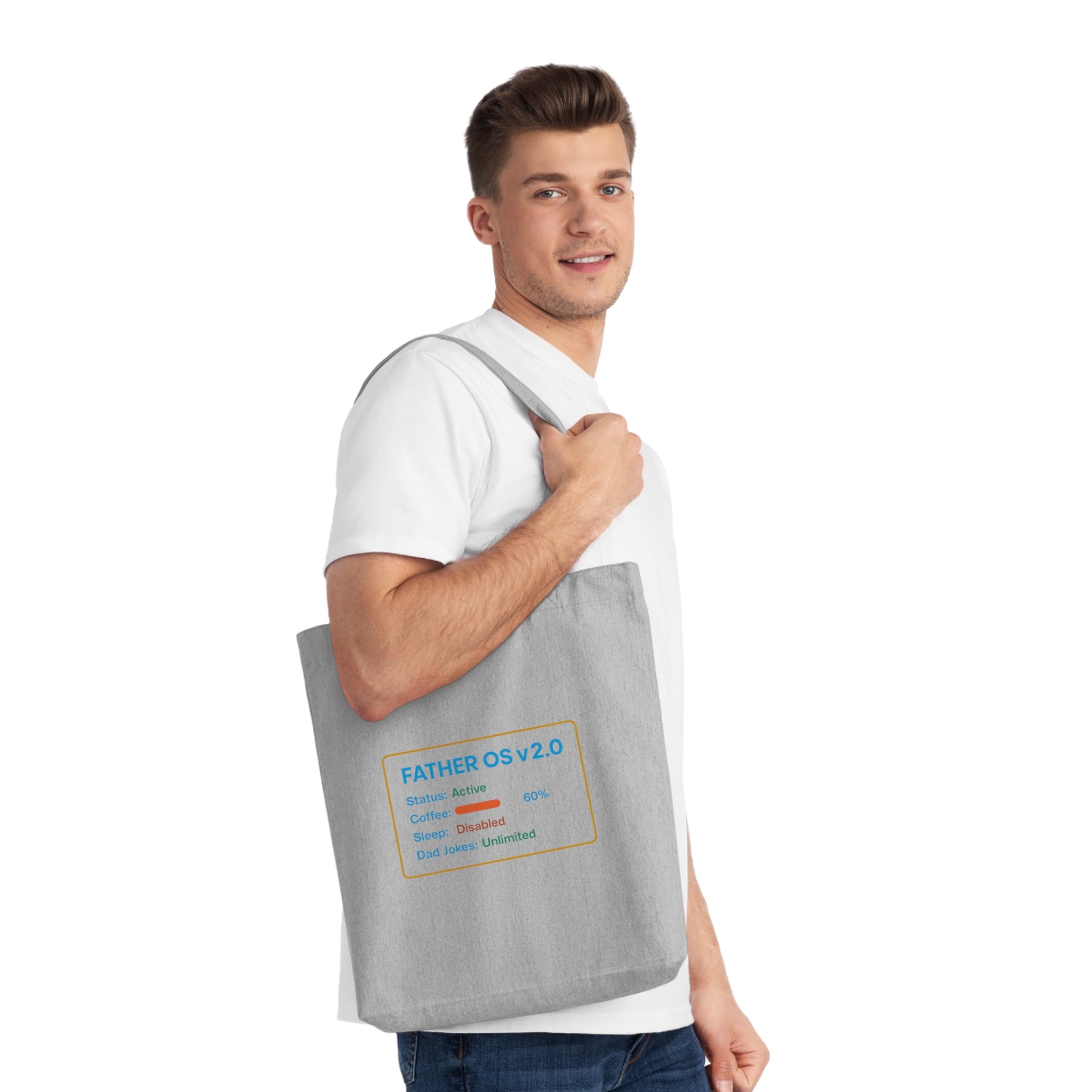 “Day1Father Tech Dad Tote Bag”