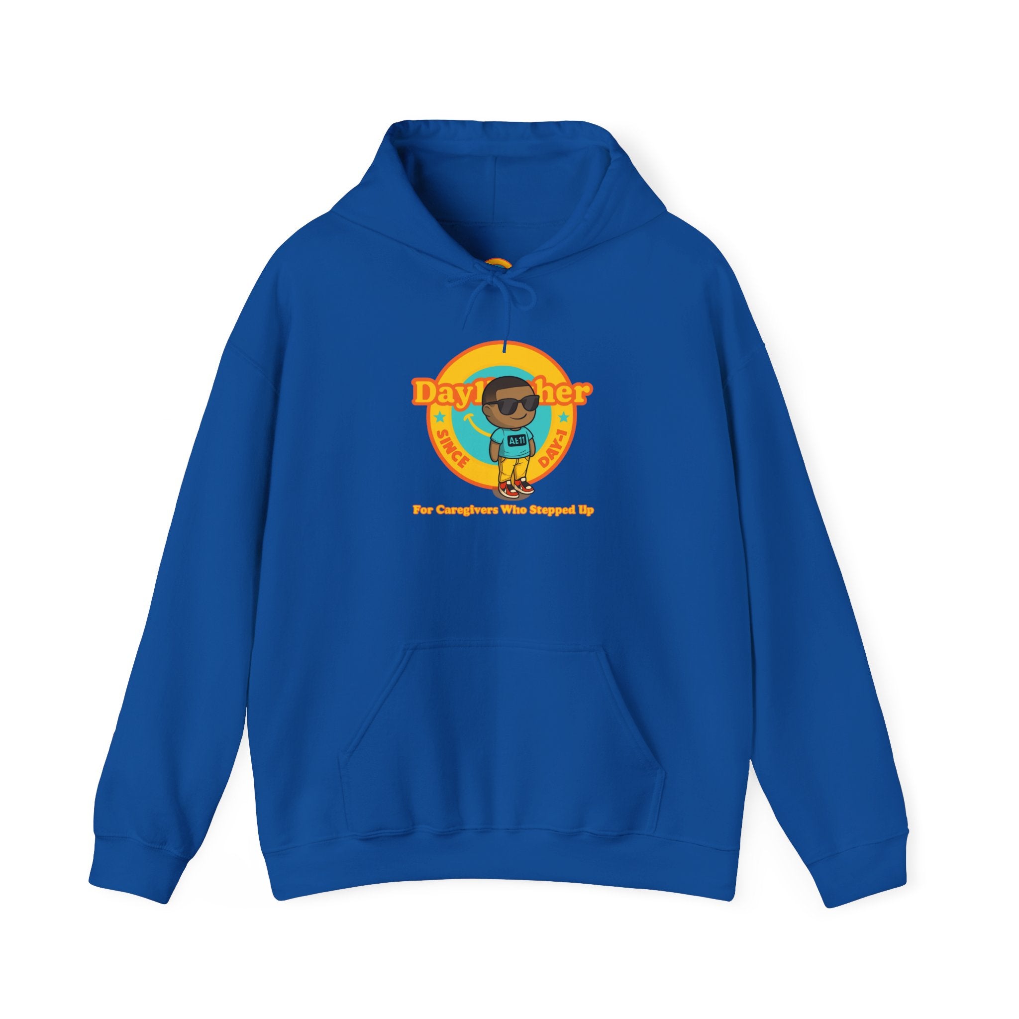 Day1Father Caregiver Hoodie - The Kid Who Became the Parent at 11 | Raw Real Unapologetic