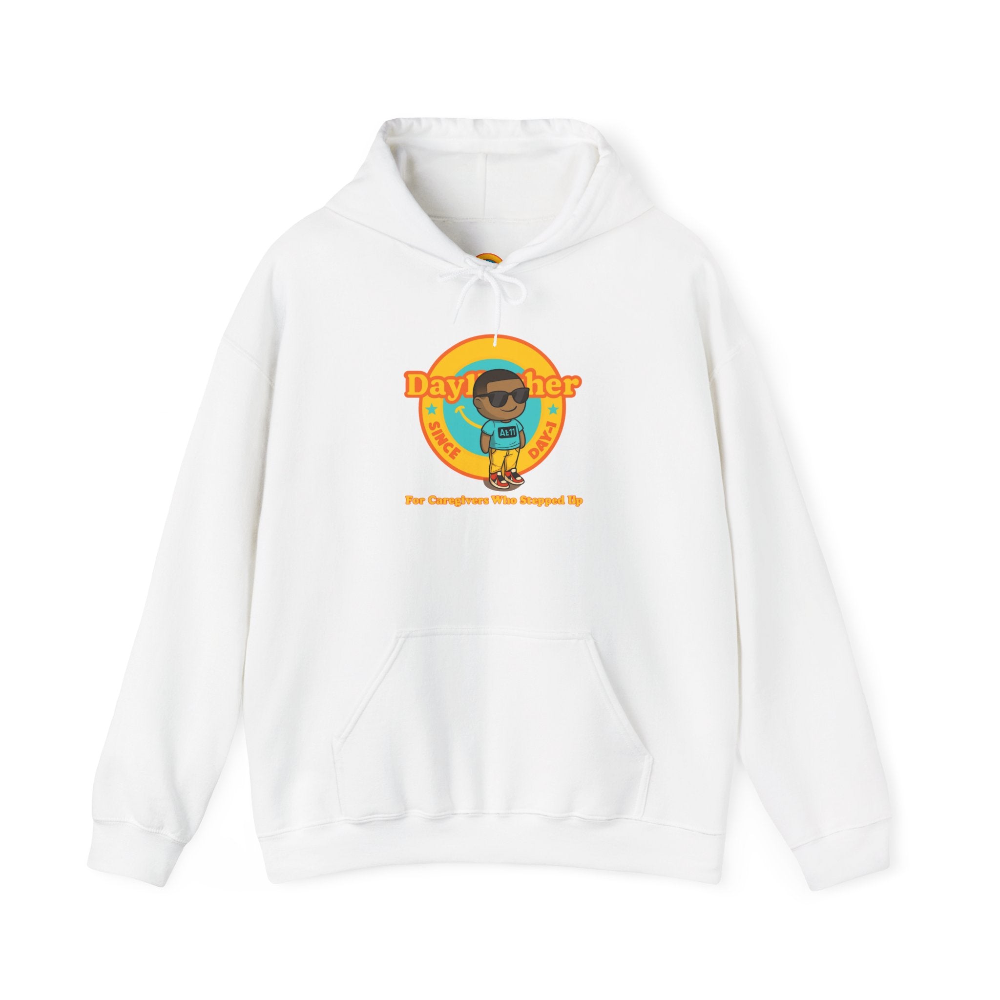 Day1Father Caregiver Hoodie - The Kid Who Became the Parent at 11 | Raw Real Unapologetic