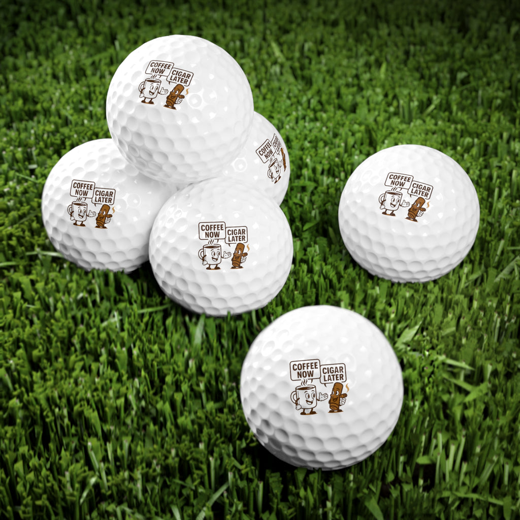 Golf Balls Set- Coffee & Cigar