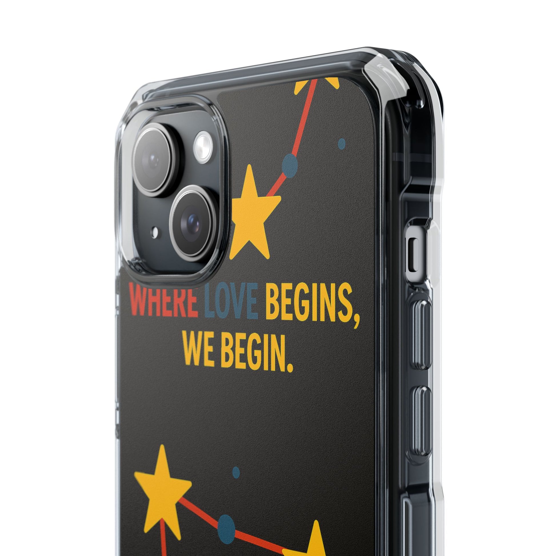 iPhone Case Star Constellation - MagSafe Compatible Clear Impact Protection