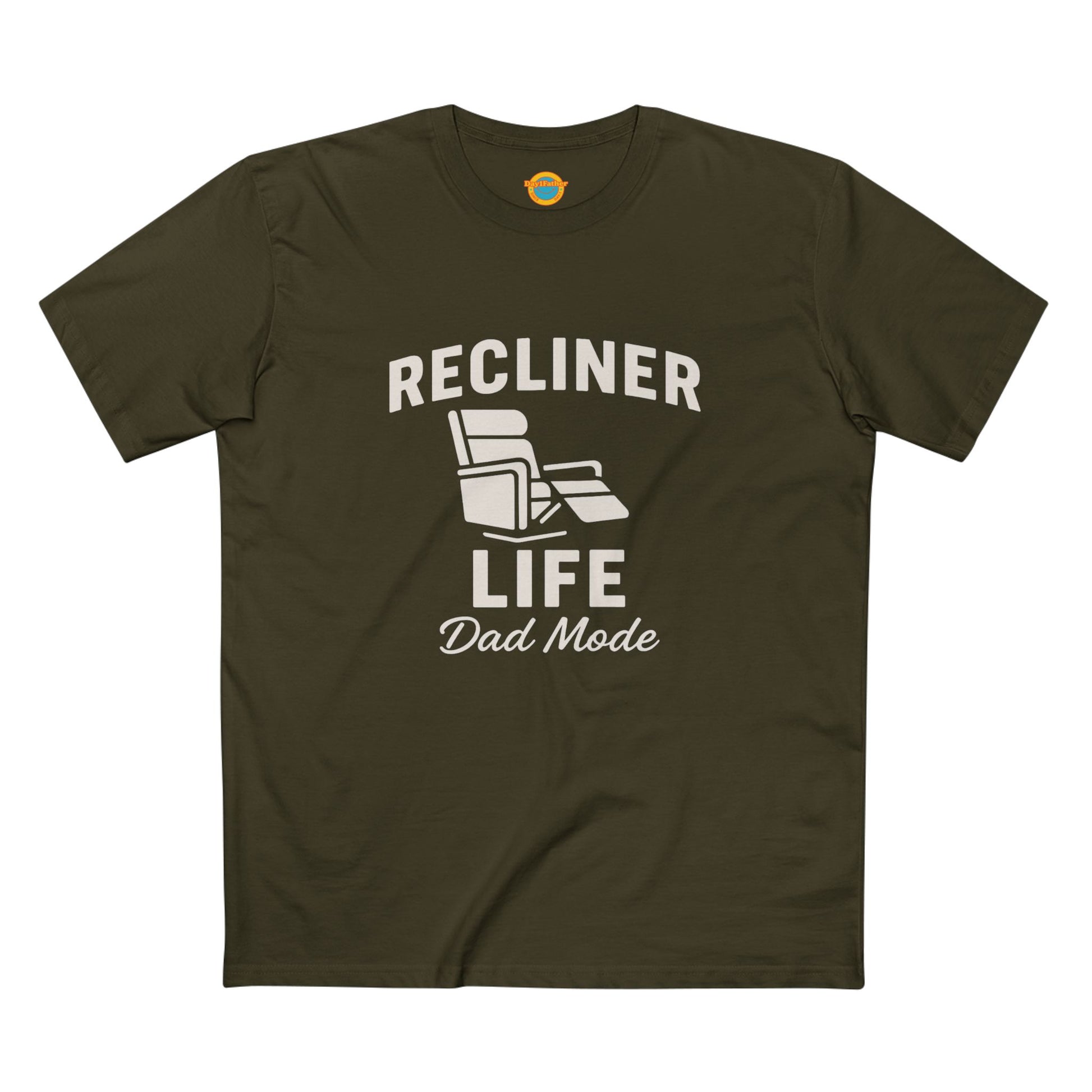Tee Shirt Dad Mode Recliner Life Adult Staple Tee