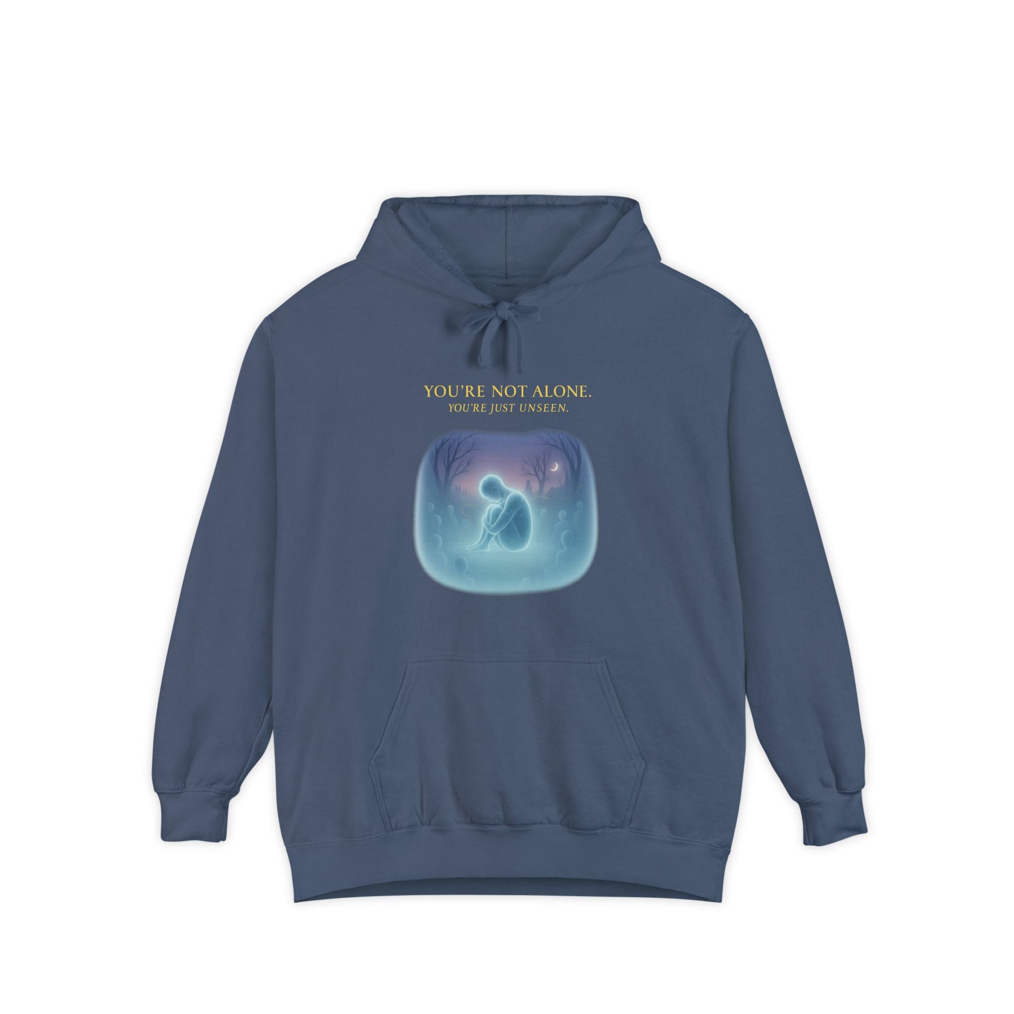Unseen Caregiver Hoodie | Support for Invisible Caregivers | Day1father Garment-Dyed Comfort Sweatshirt