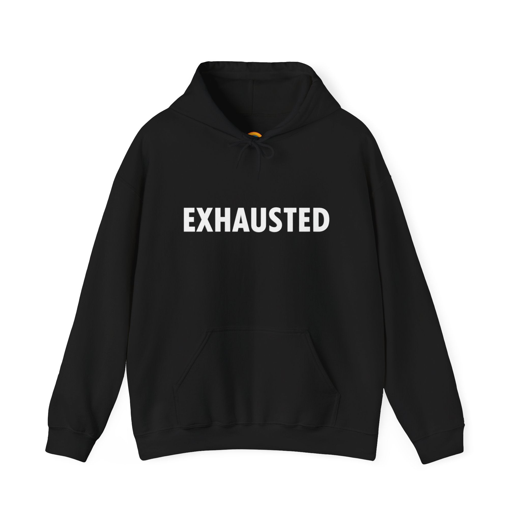 Exhausted and Enough Hoodie - Caregiver Hoodie - Burnout Support - Caregiver Gift