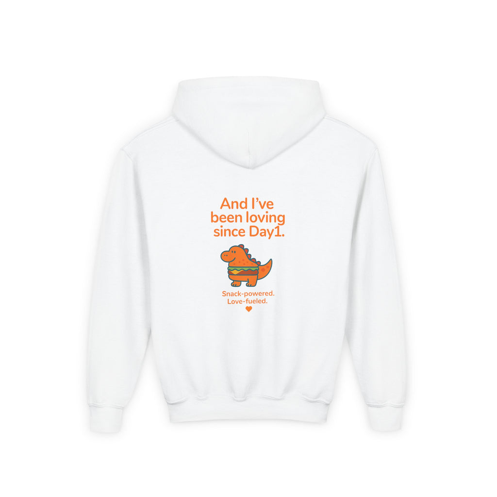 “Rawrie Dinosaur Youth Hoodie - Rawr Means I Love You Kids Sweatshirt”