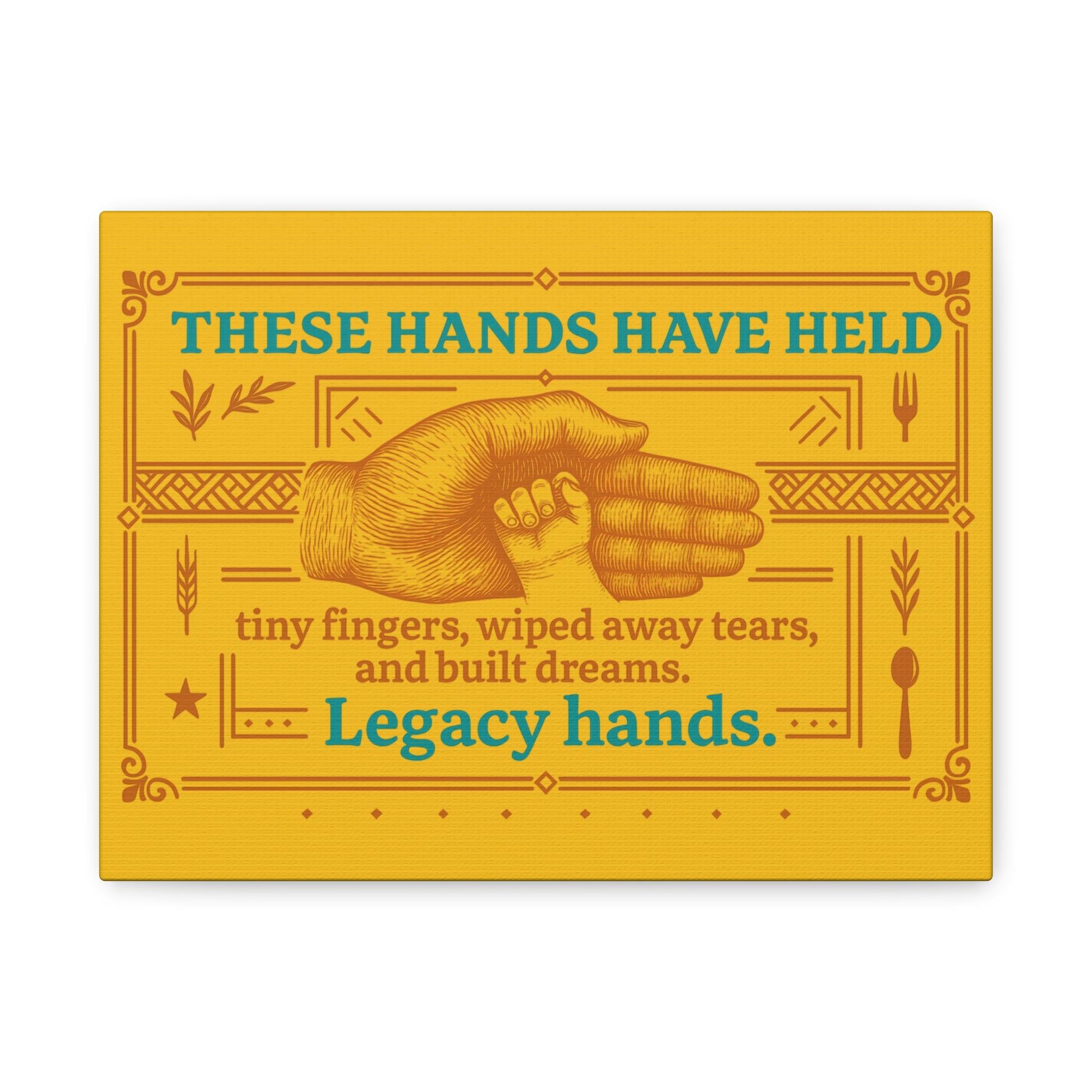 “Legacy Hands Canvas Print - Day1Family Home Decor”