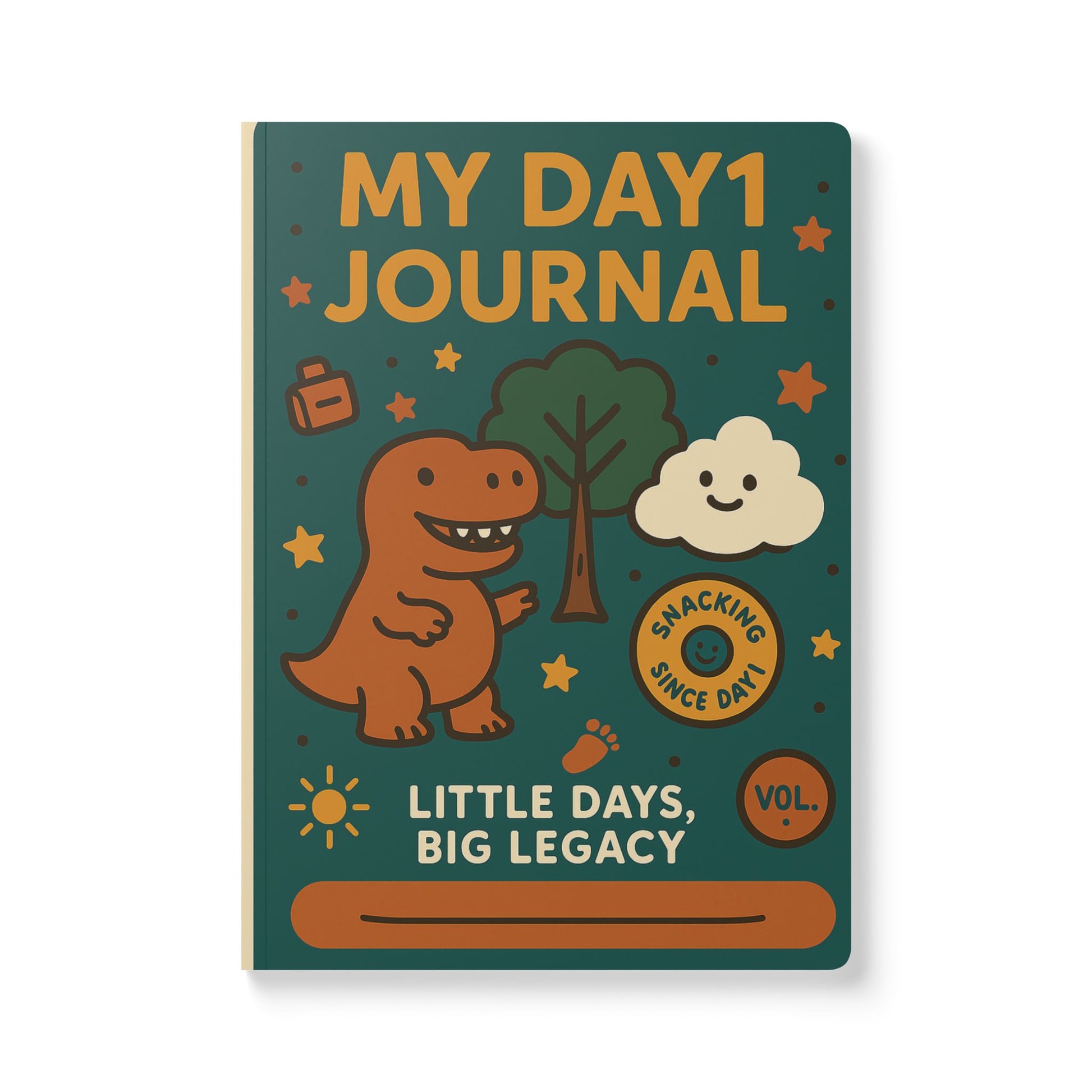 “Dino Dave Kids Journal - Softcover Dinosaur Notebook”