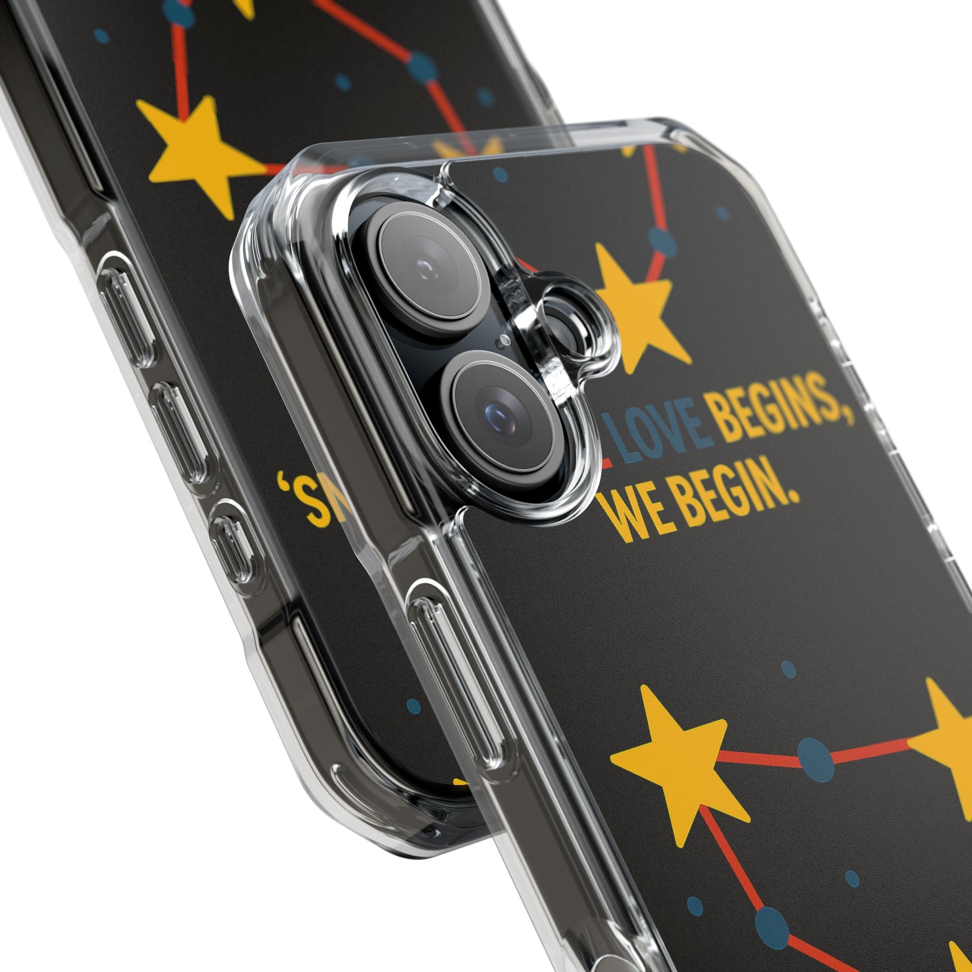iPhone Case Star Constellation - MagSafe Compatible Clear Impact Protection