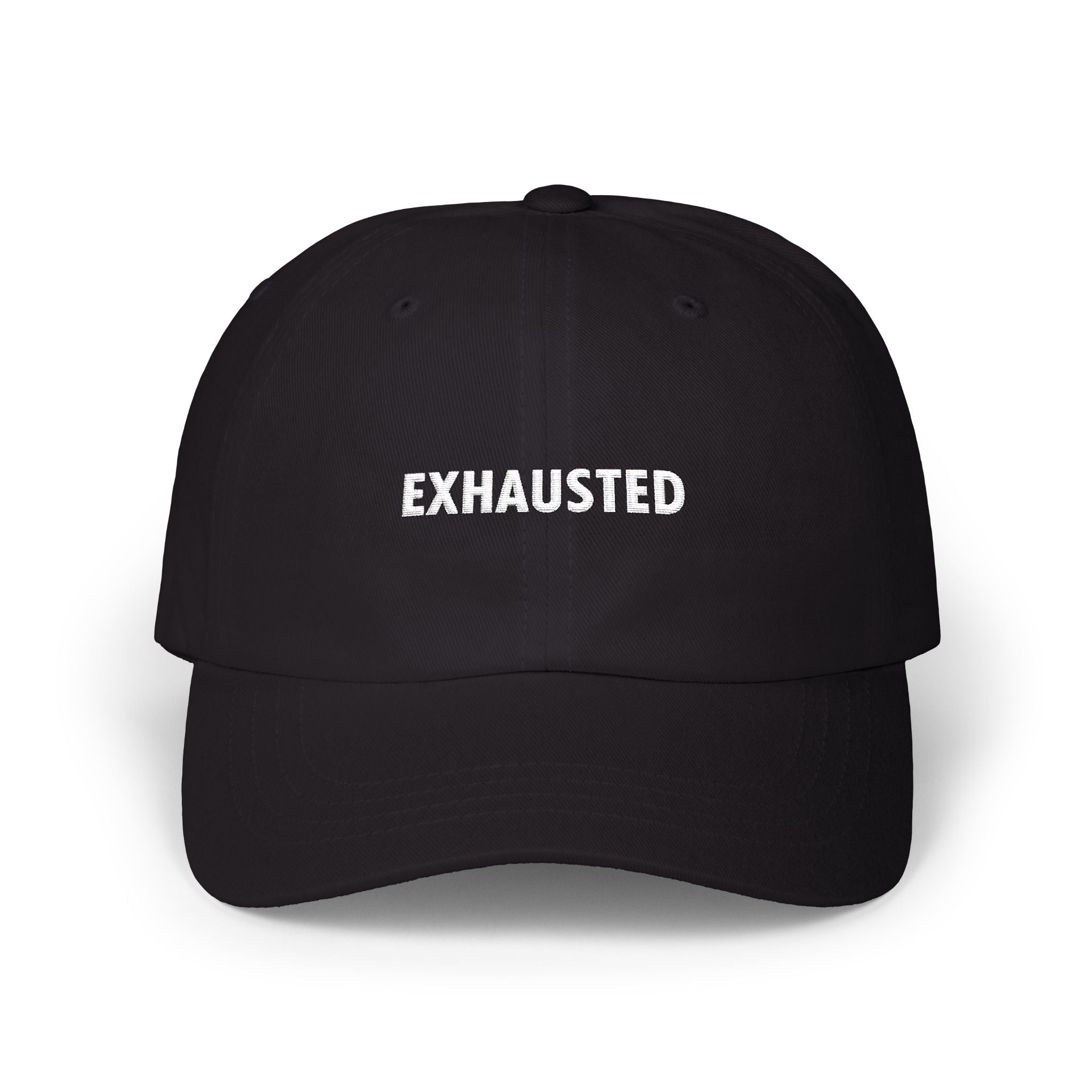 Exhausted Dad Cap - Caregiver Hat - Baseball Cap - Unisex Dad Hat - Day1father