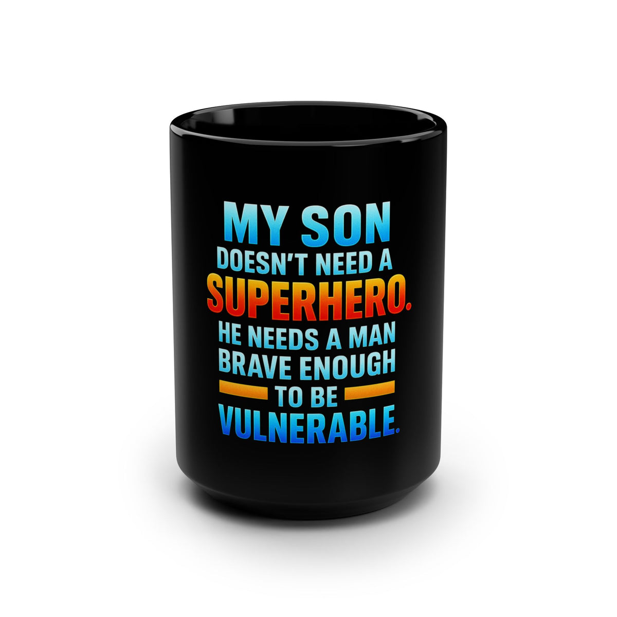 Inspirational Black Mug, 15oz Coffee
