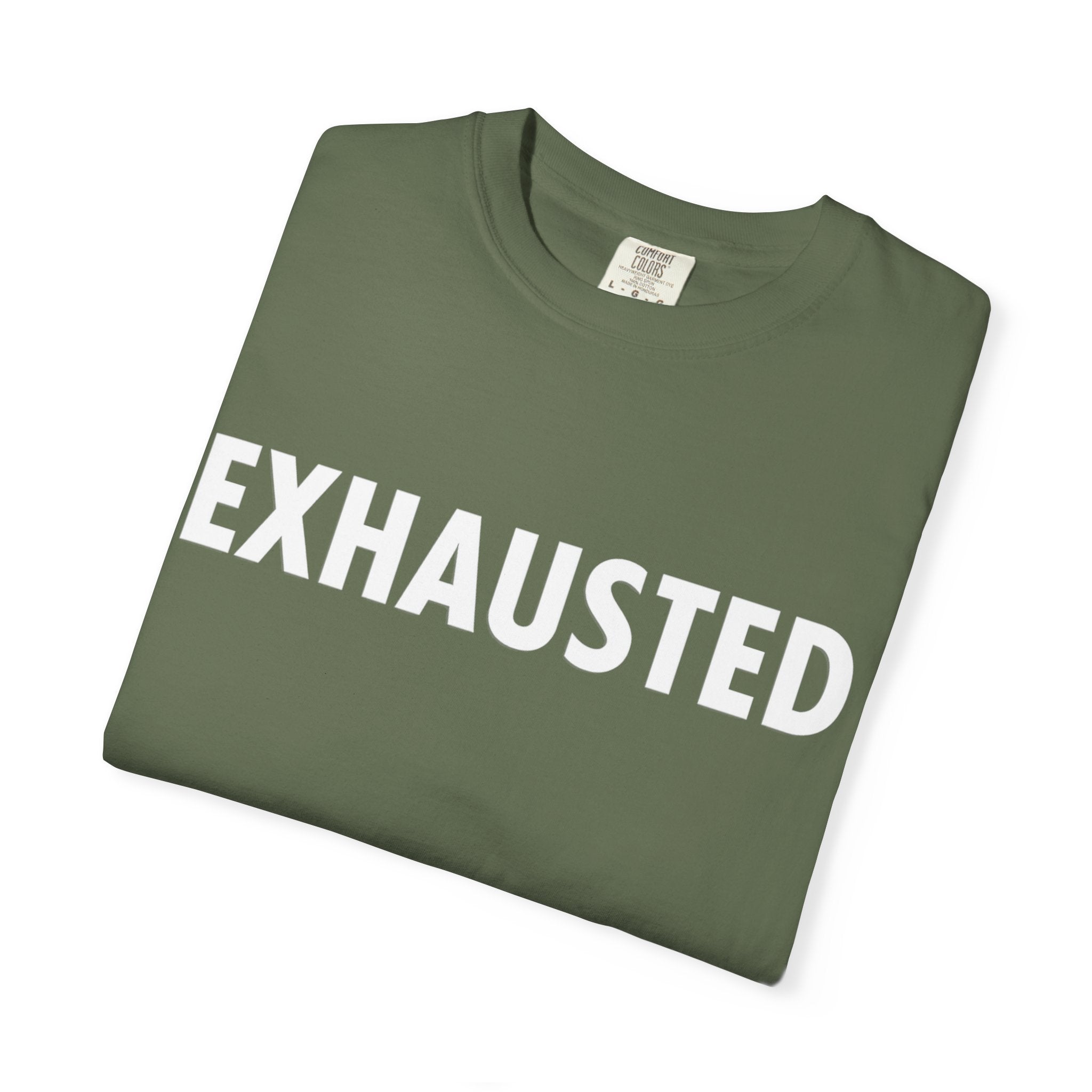 Exhausted T-Shirt - Caregiver Shirt - Burnout Awareness - Mental Health Tee - Day1father