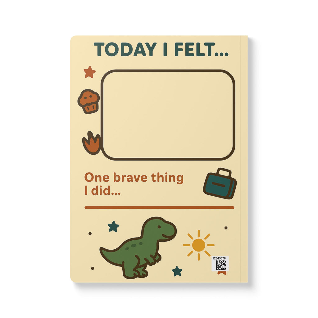 “Dino Dave Kids Journal - Softcover Dinosaur Notebook”
