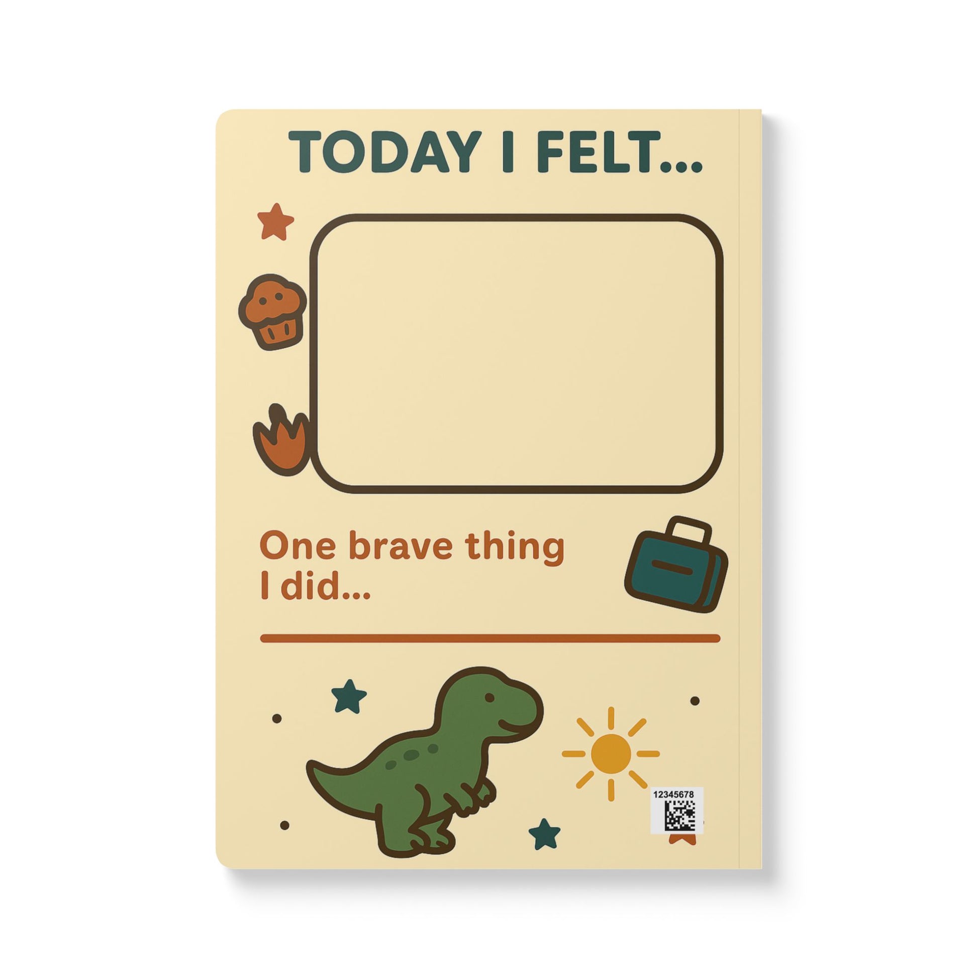 “Dino Dave Kids Journal - Softcover Dinosaur Notebook”