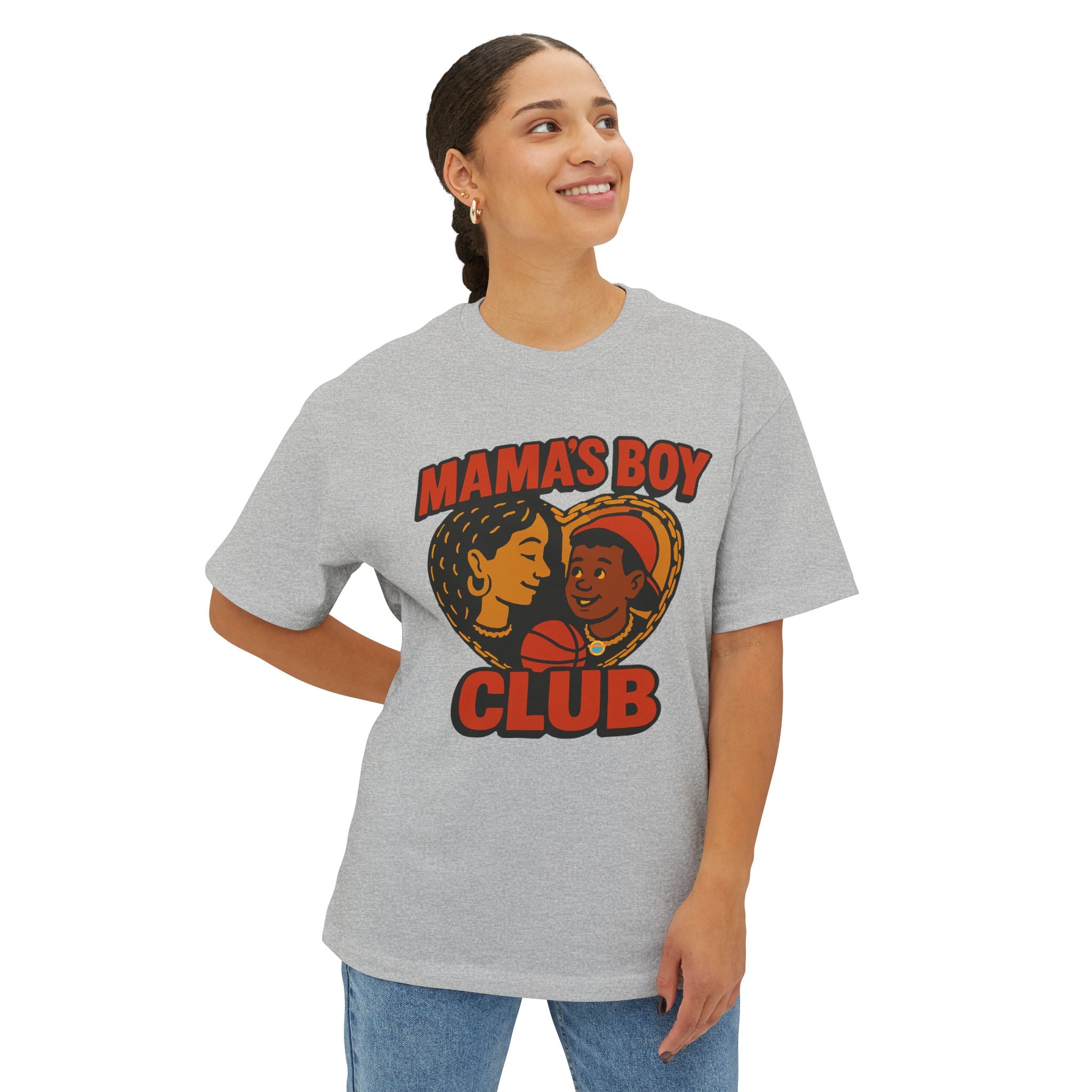 Oversized Tee Mama's Boy Club Unisex Shirt