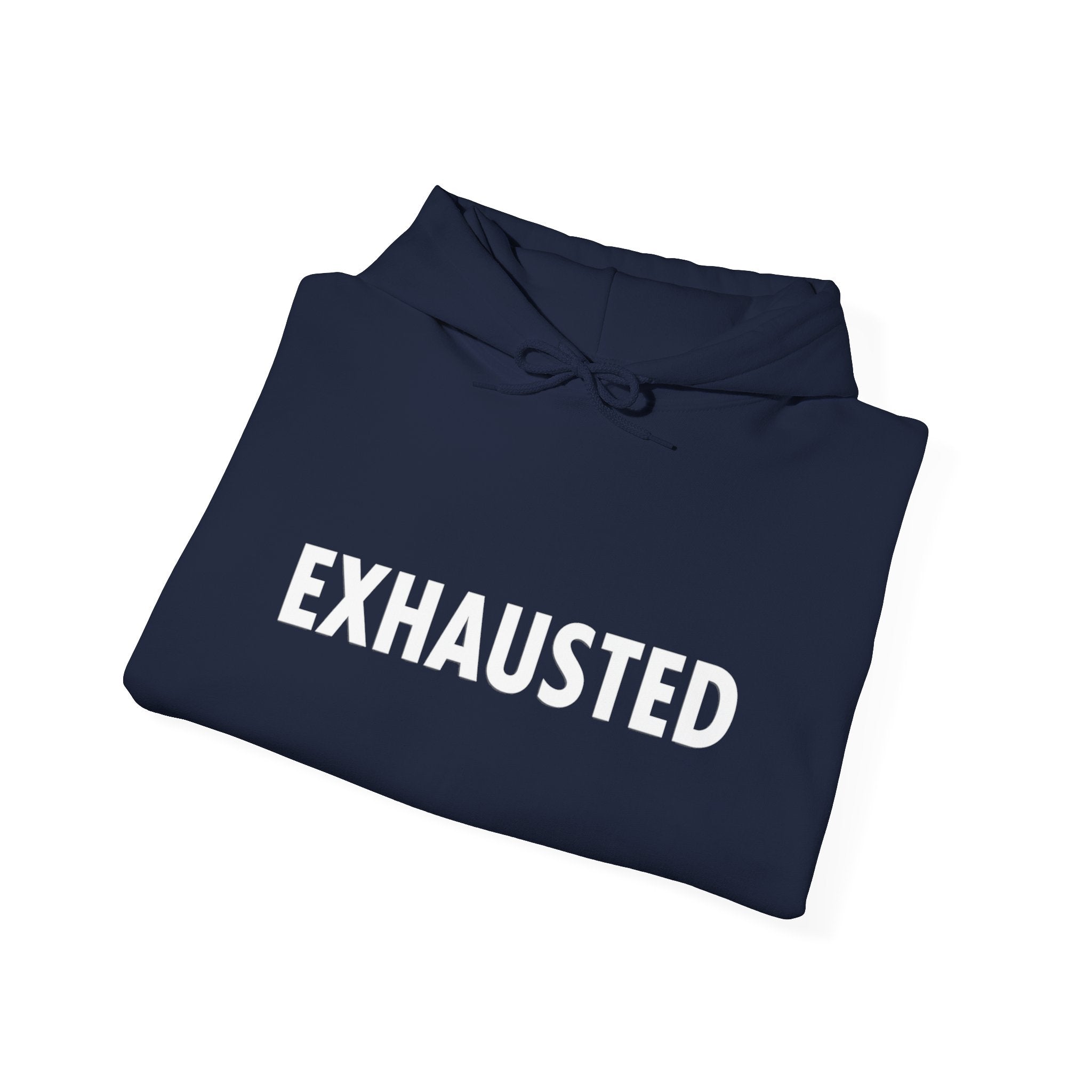 Exhausted and Enough Hoodie - Caregiver Hoodie - Burnout Support - Caregiver Gift