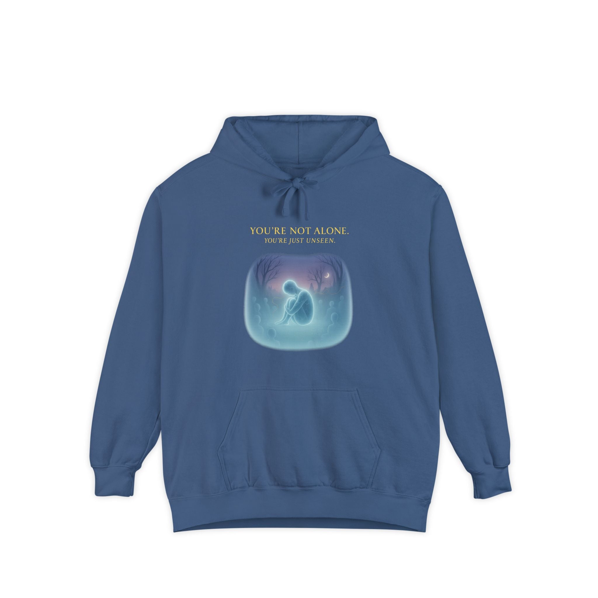 Unseen Caregiver Hoodie | Support for Invisible Caregivers | Day1father Garment-Dyed Comfort Sweatshirt