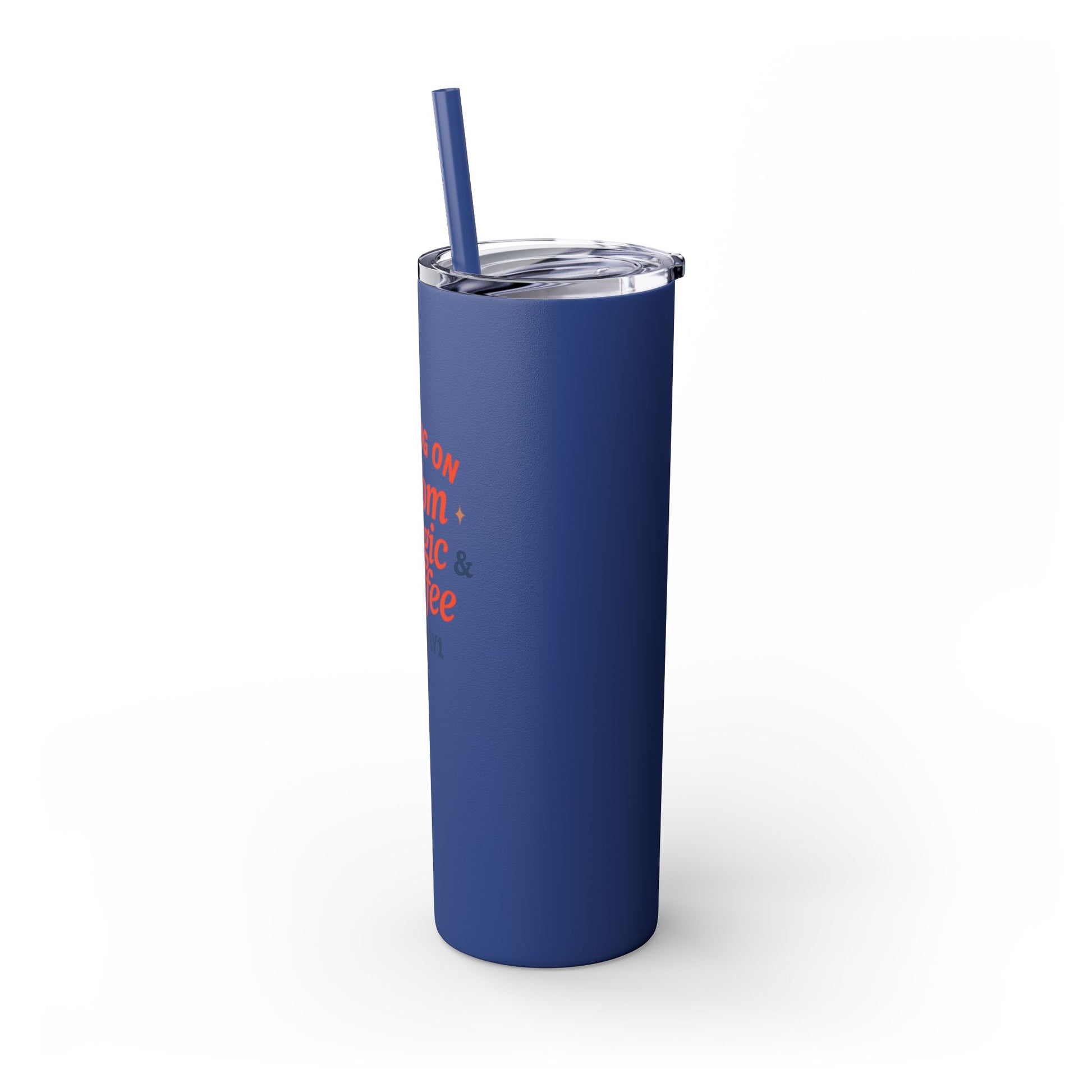 “Mom Magic Coffee Tumbler 20oz - Skinny Tumbler with Straw”