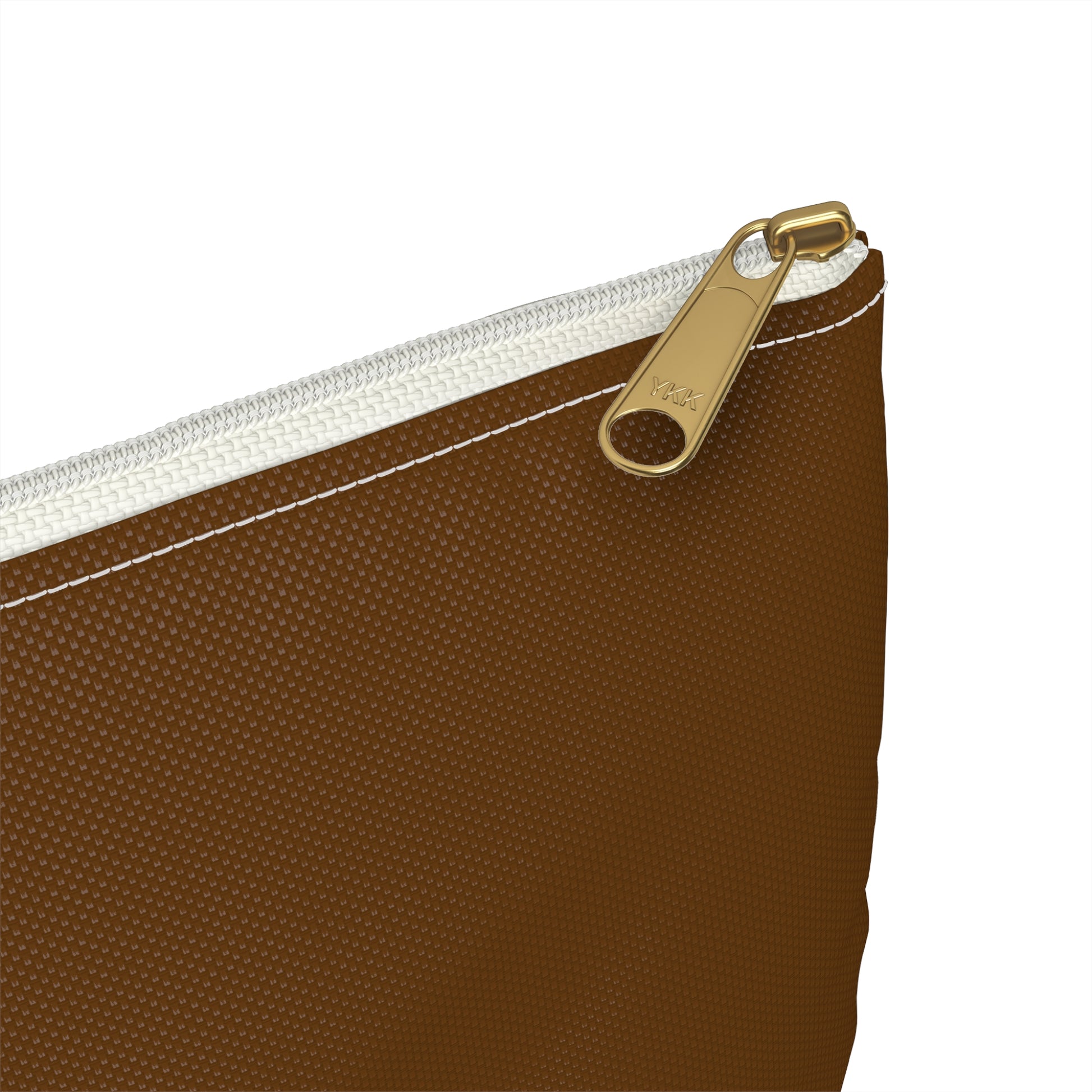 Running on Mom Magic & Coffee Pouch - Limited Edition Chocolate Brown - Mom Survival Kit - Cosmetic Bag - Mother’s Day Gift