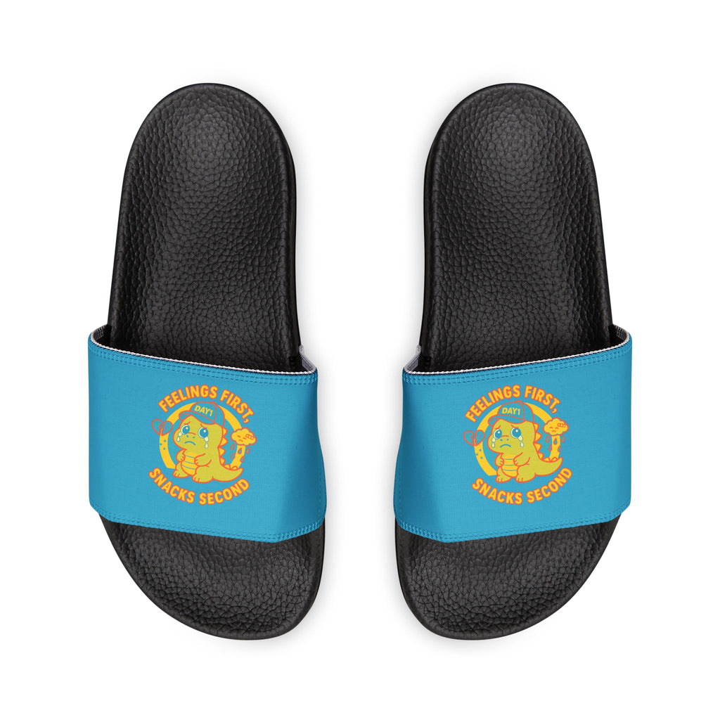 Weepy Rex Feelings First Youth Sandals - Kids Removable Strap Slides