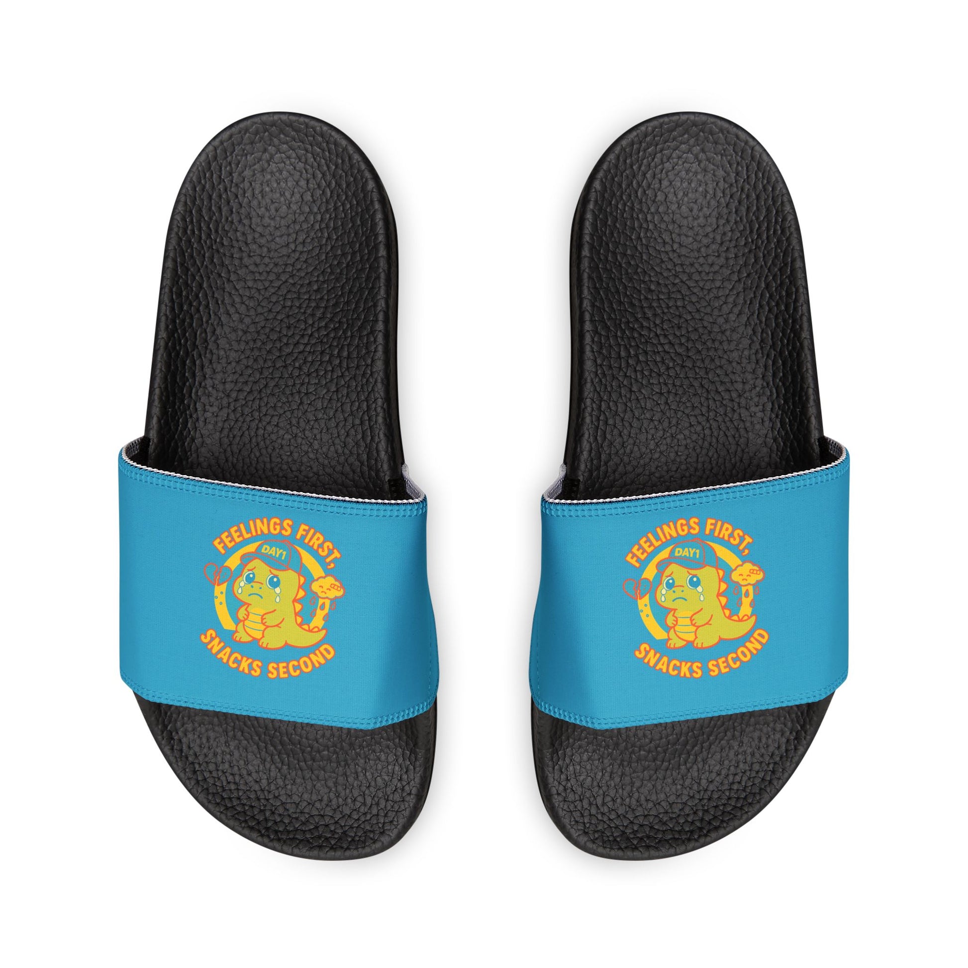 Weepy Rex Feelings First Youth Sandals - Kids Removable Strap Slides