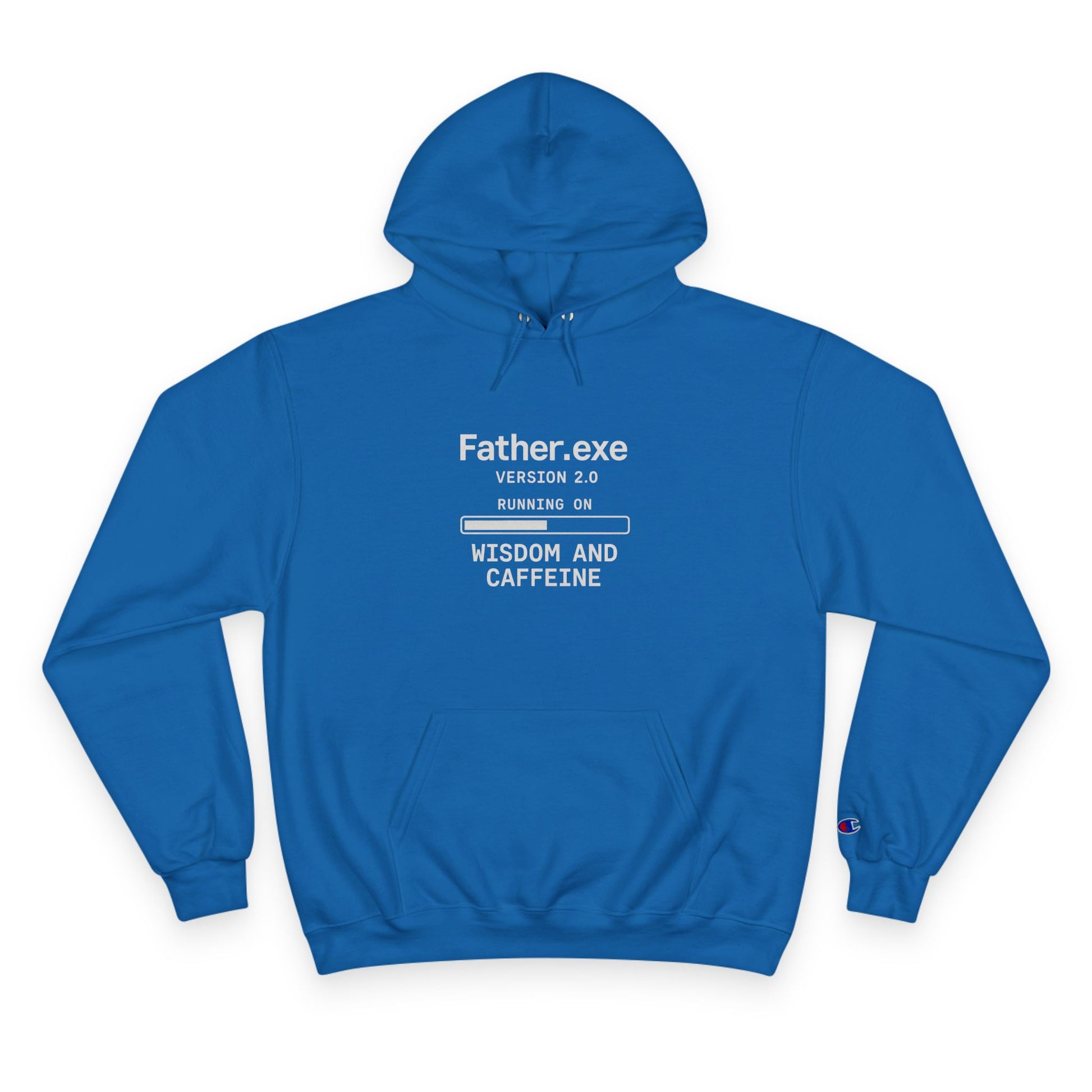 Father .exe Champion Hoodie - Funny Dad Programming Gift