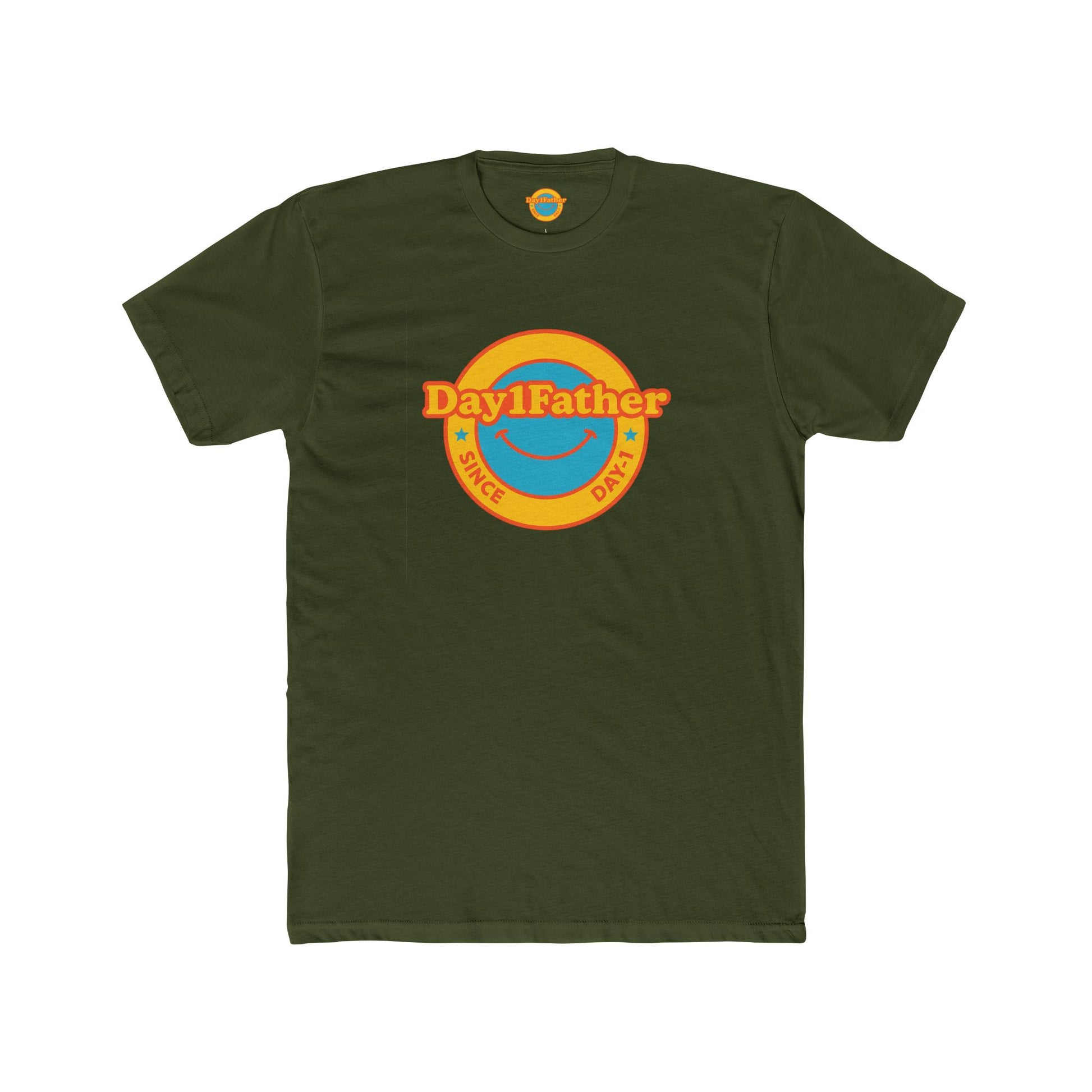 Cotton Tee - Day1father Branded Unisex Crew Neck T-Shirt