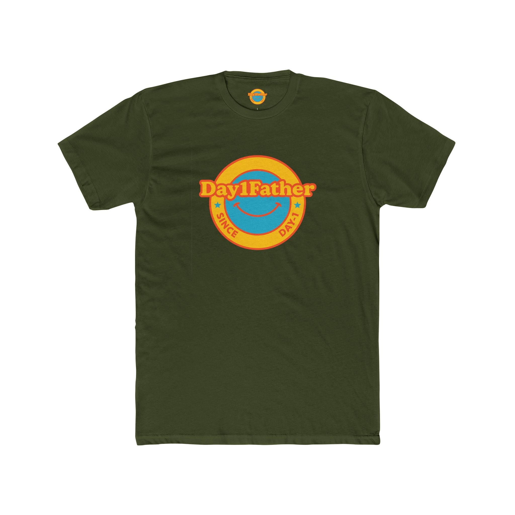Cotton Tee - Day1father Branded Unisex Crew Neck T-Shirt