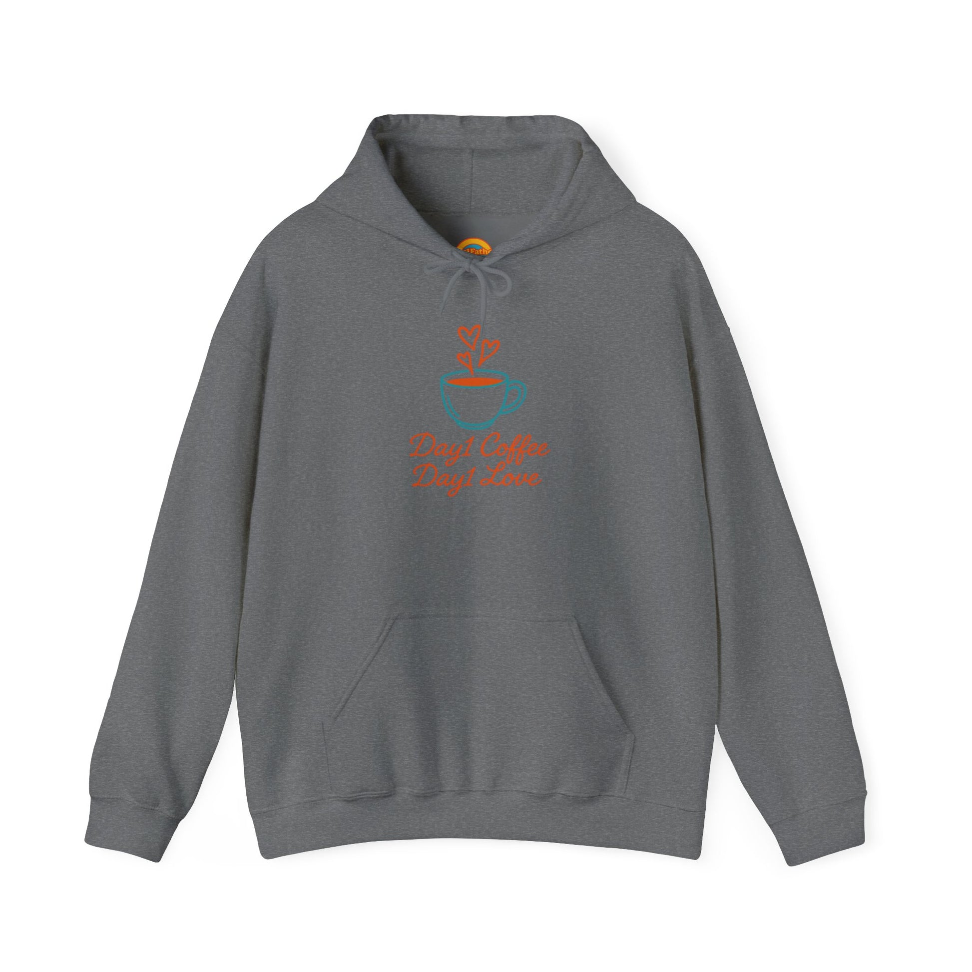 “Day1 Coffee Love Hoodie - Cozy Sweatshirt”