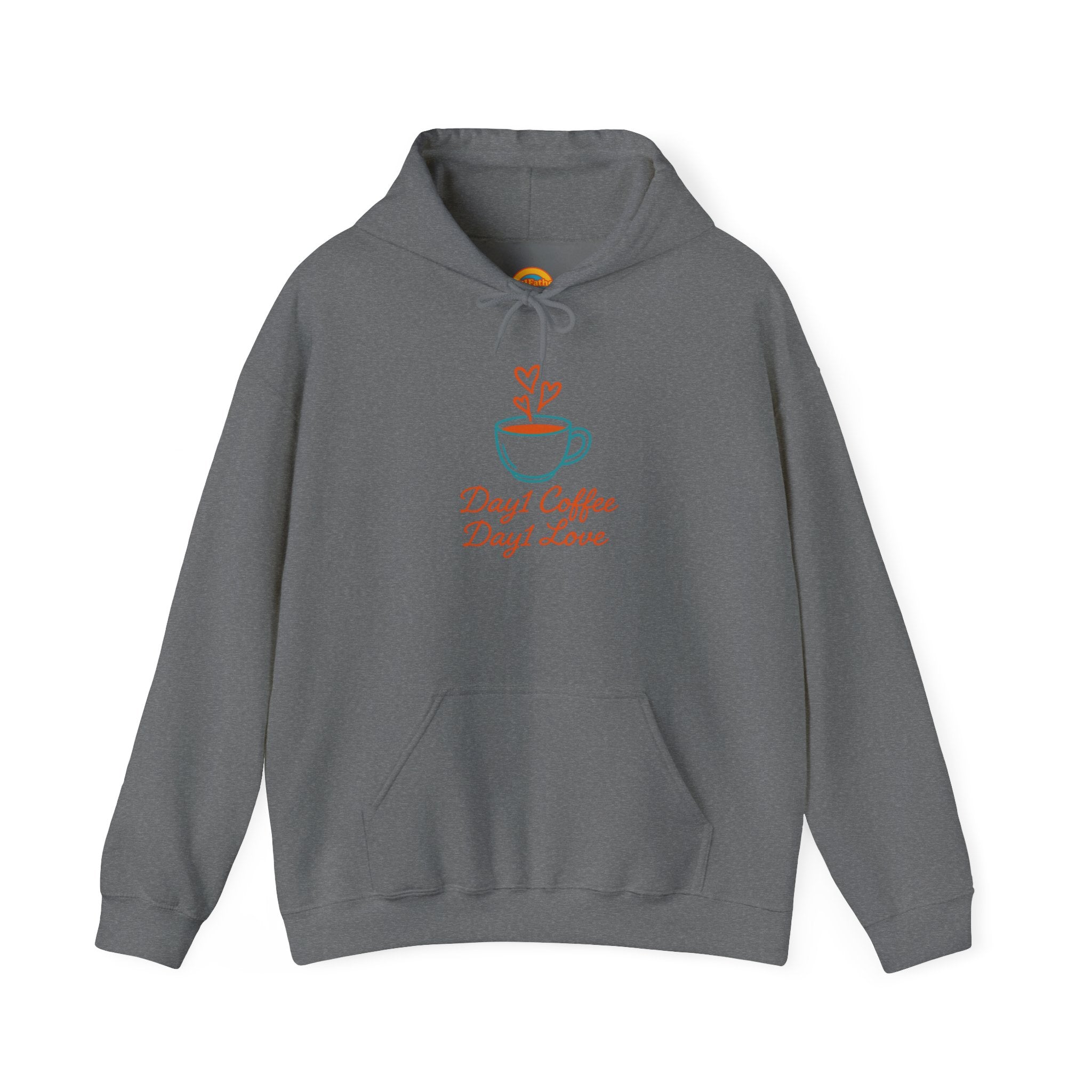 “Day1 Coffee Love Hoodie - Cozy Sweatshirt”