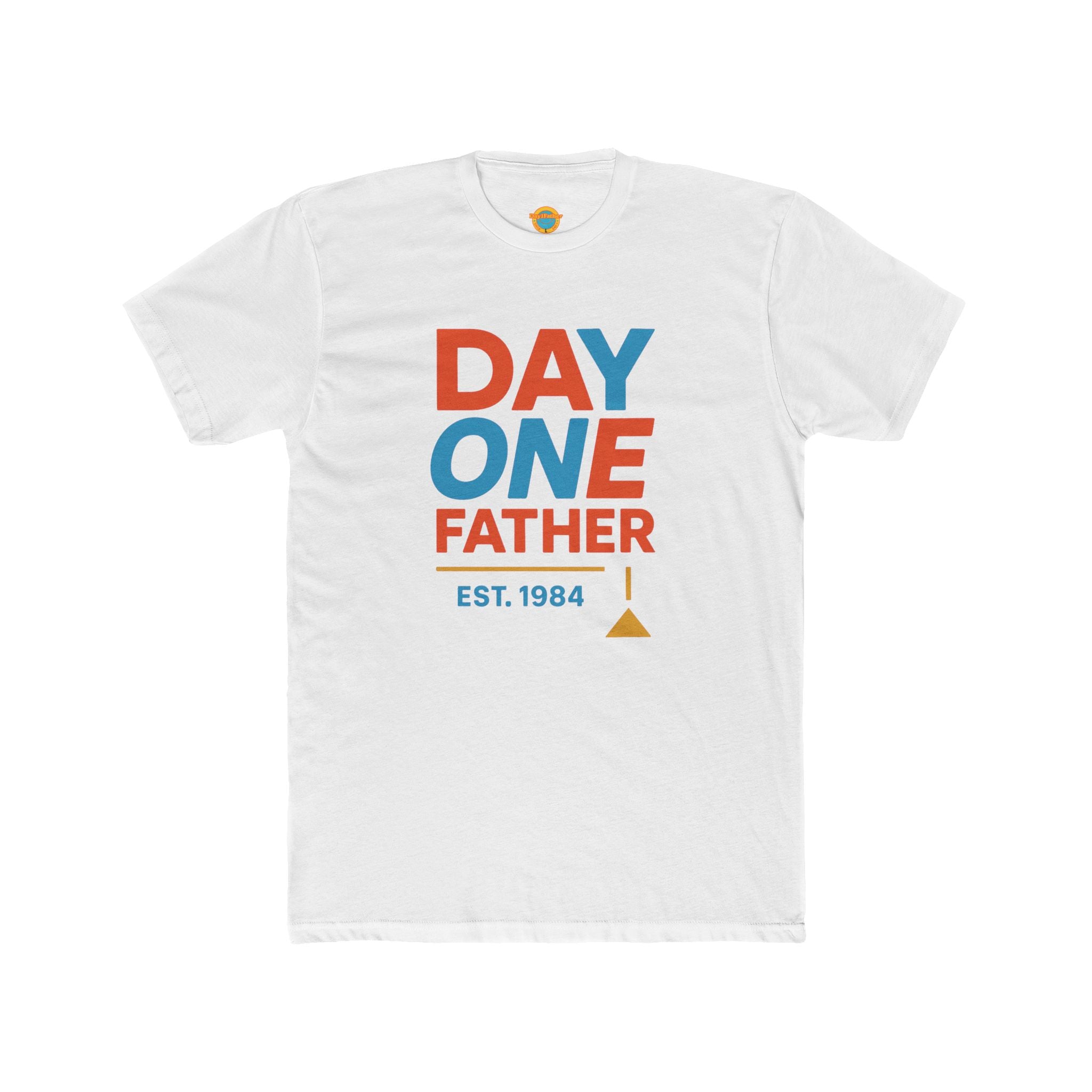 Cotton Tee - Day One Father Branded Shirt