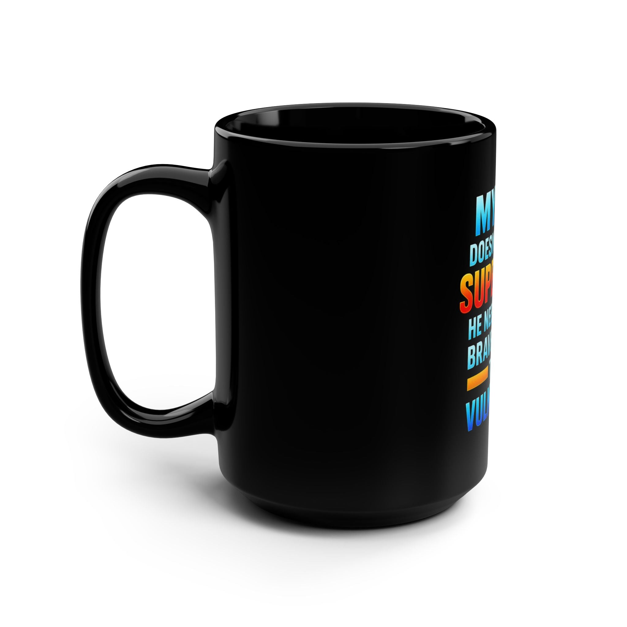 Inspirational Black Mug, 15oz Coffee