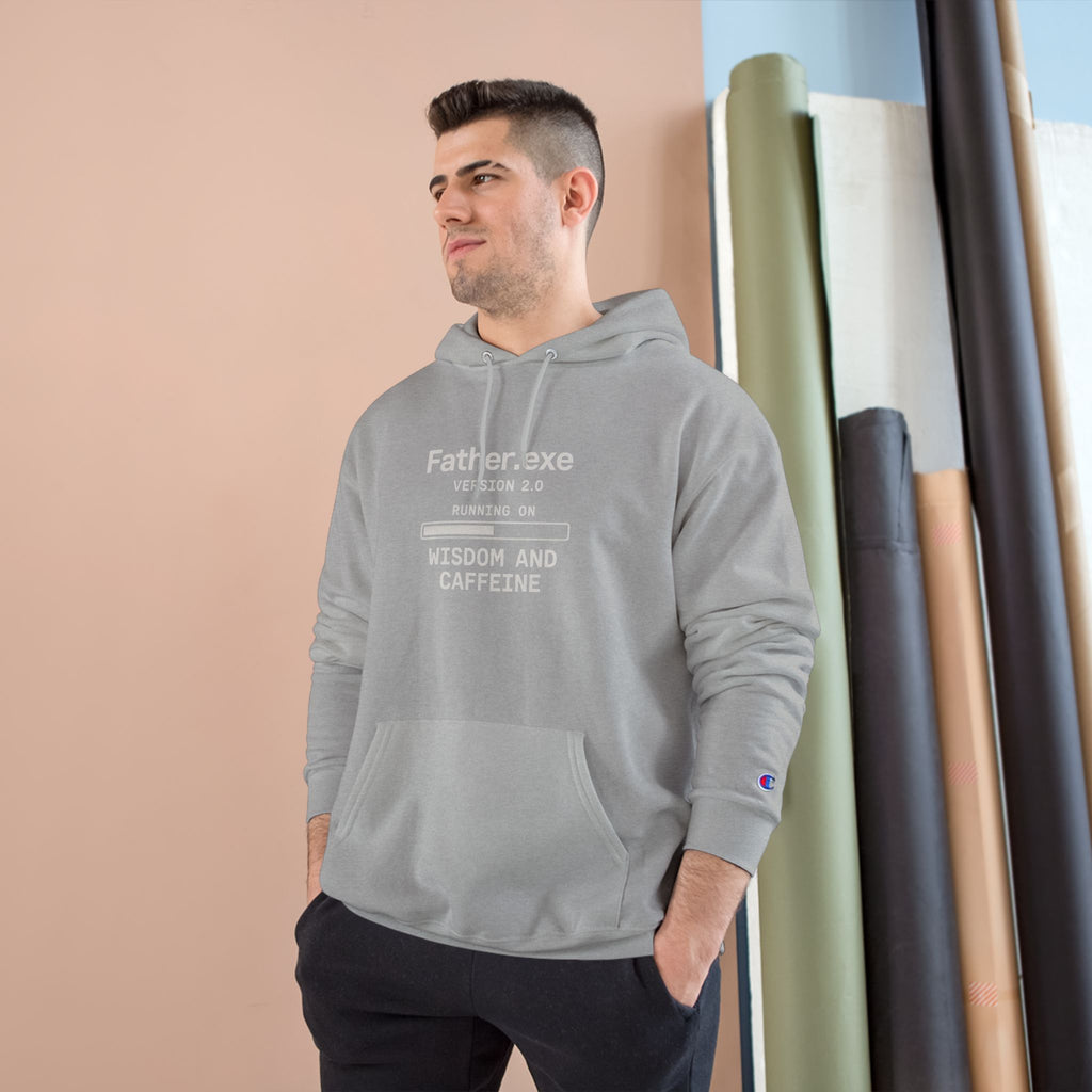 Father .exe Champion Hoodie - Funny Dad Programming Gift