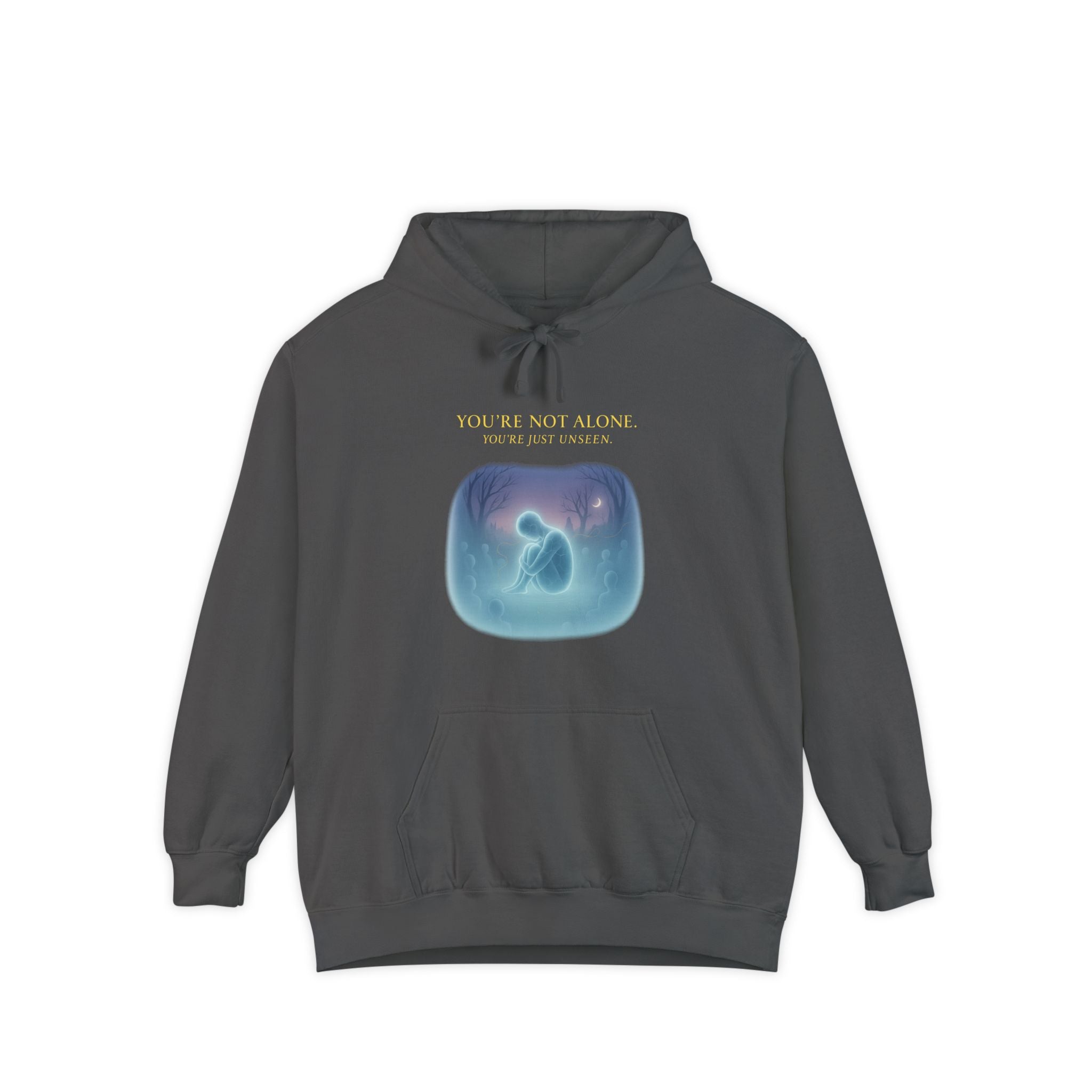 Unseen Caregiver Hoodie | Support for Invisible Caregivers | Day1father Garment-Dyed Comfort Sweatshirt