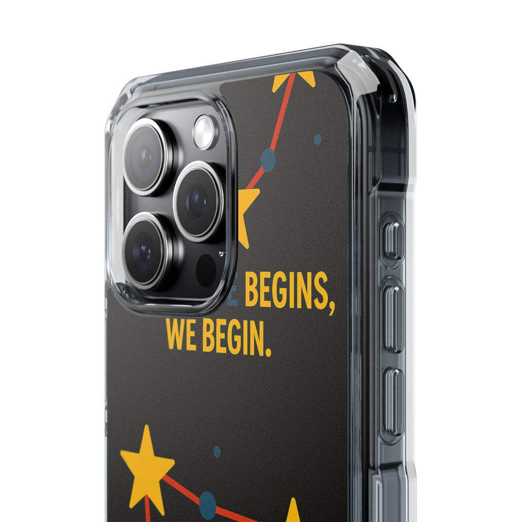 iPhone Case Star Constellation - MagSafe Compatible Clear Impact Protection