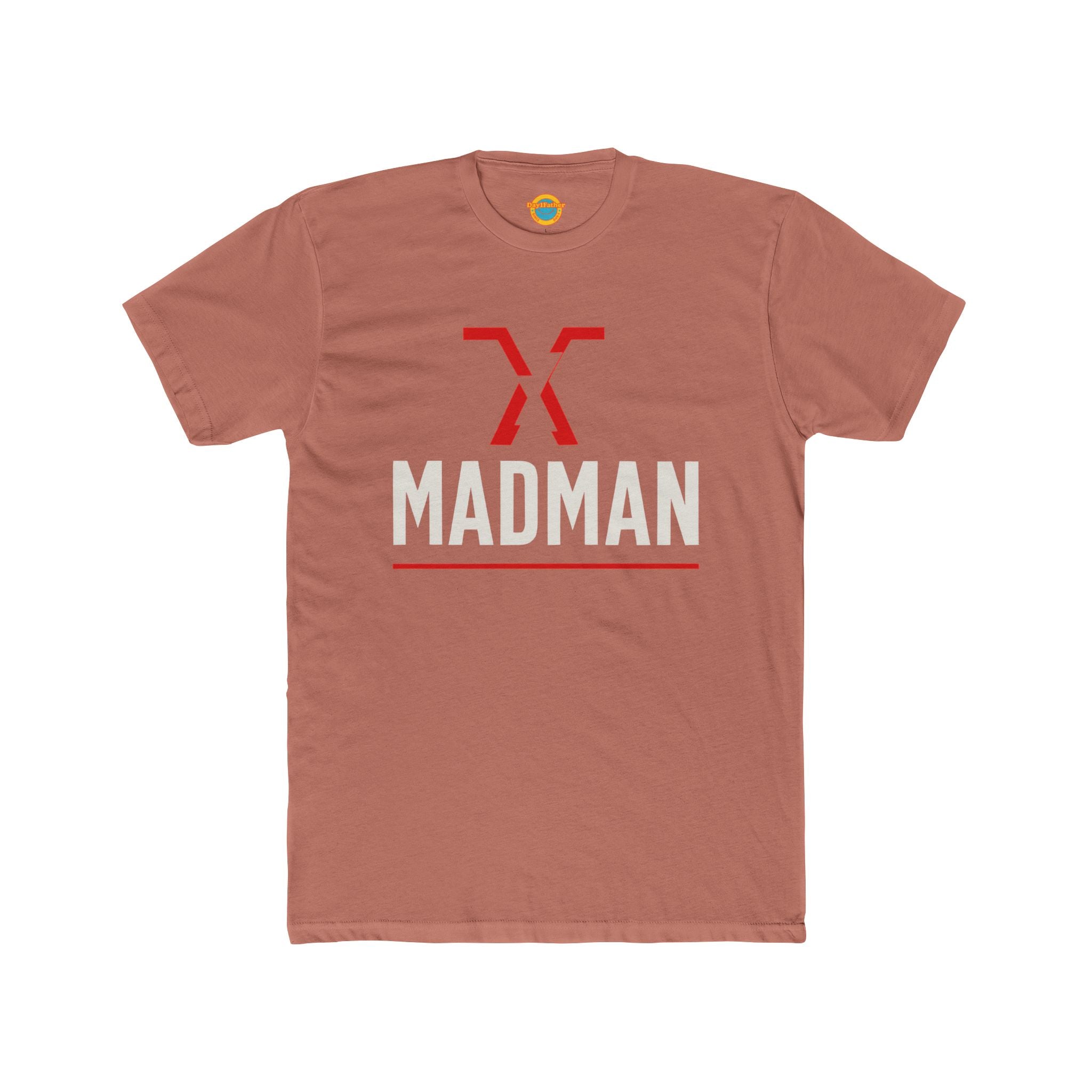 Madman Graphic Unisex Cotton Crew Tee, Casual T-Shirt, Everyday Wear, Gift for Him, Statement Fashion, Summer Outing