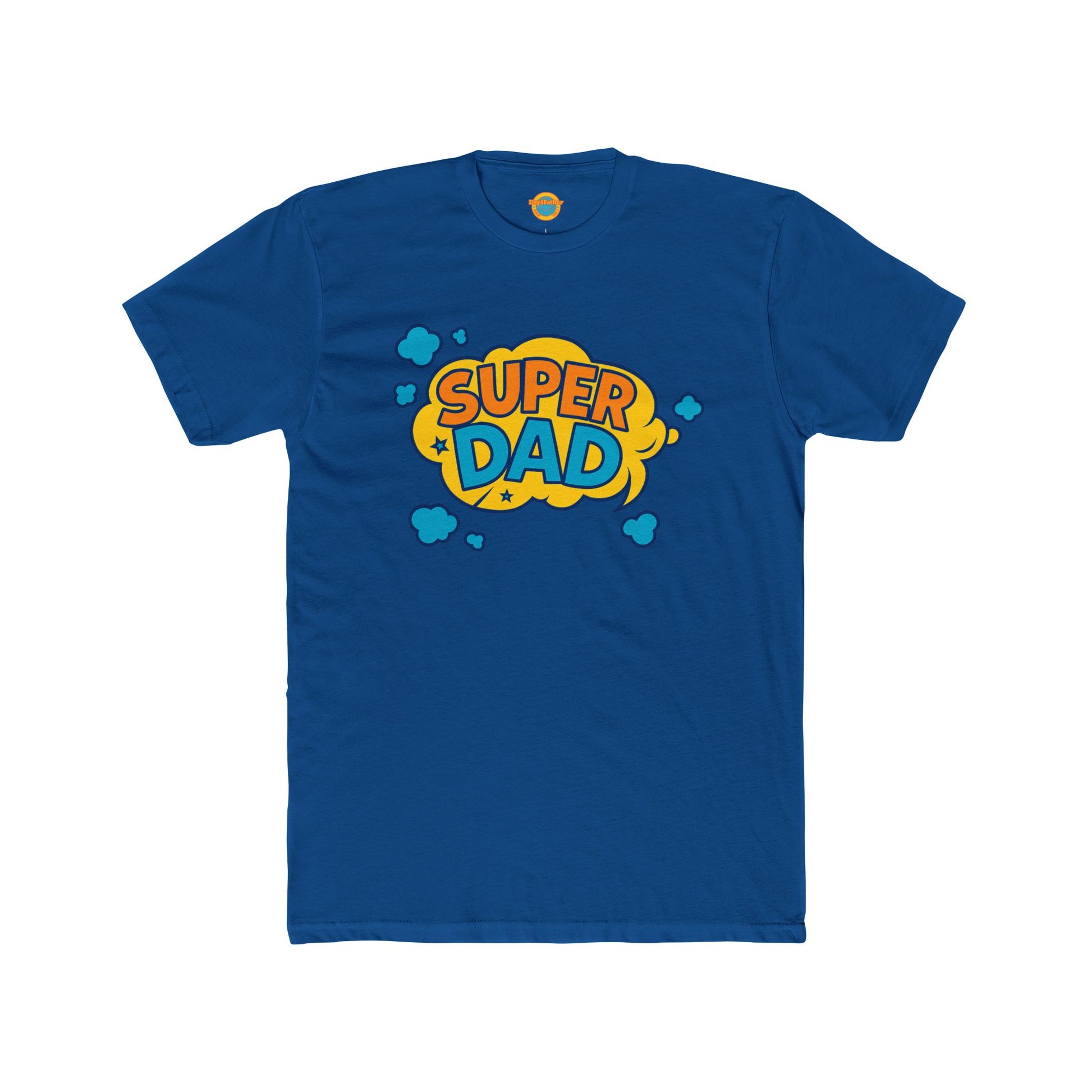 Cotton Crew Tee - Day1father Branded Super Dad Tee