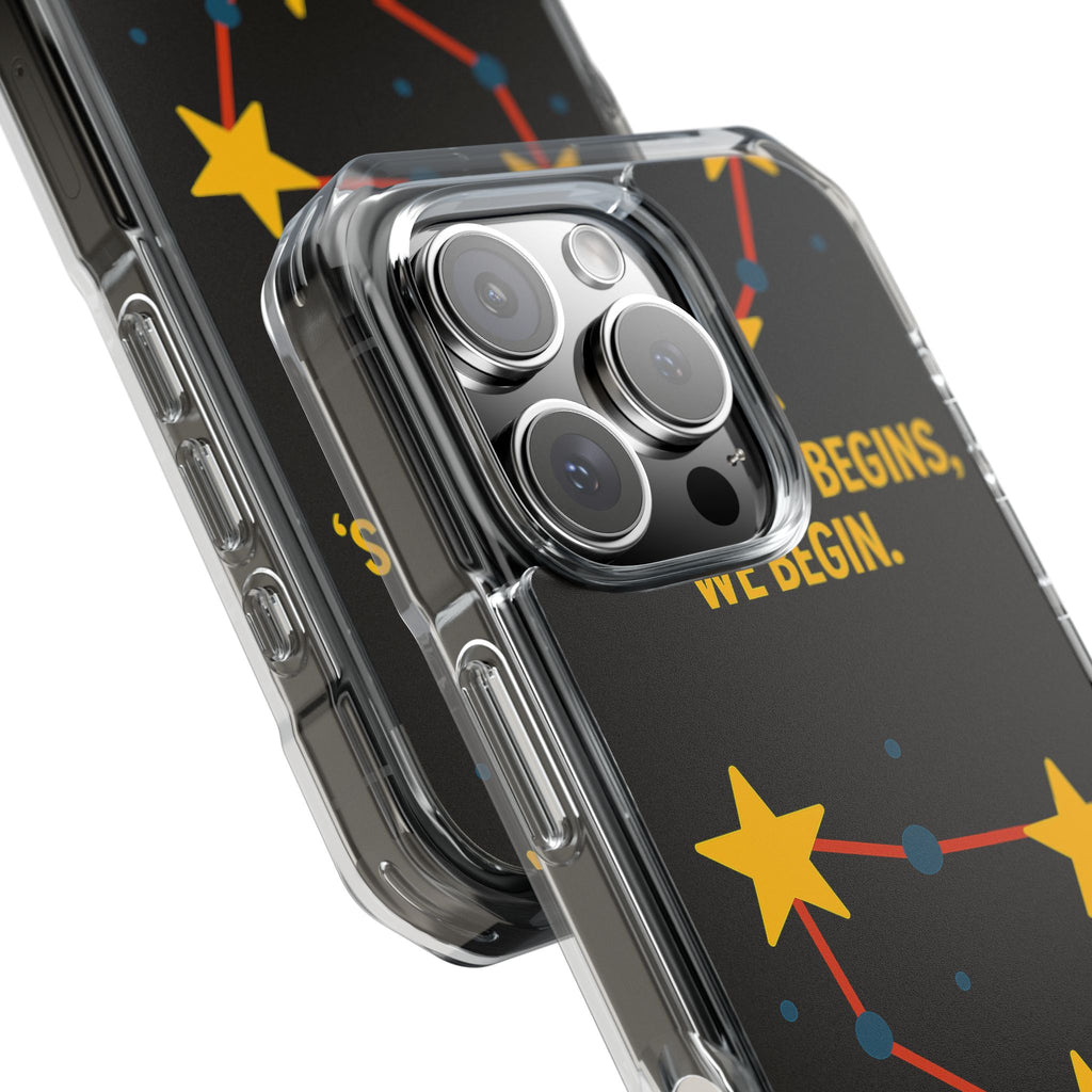 iPhone Case Star Constellation - MagSafe Compatible Clear Impact Protection