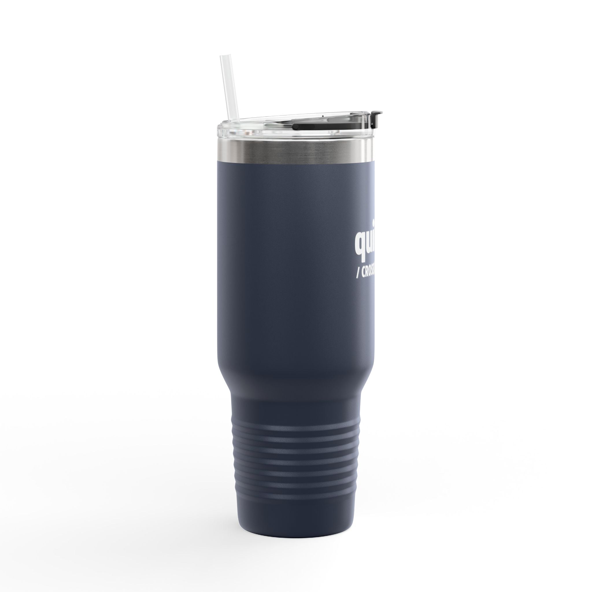 “Quitting Crossed My Mind” 40oz Insulated Travel Mug for Exhausted Caregivers